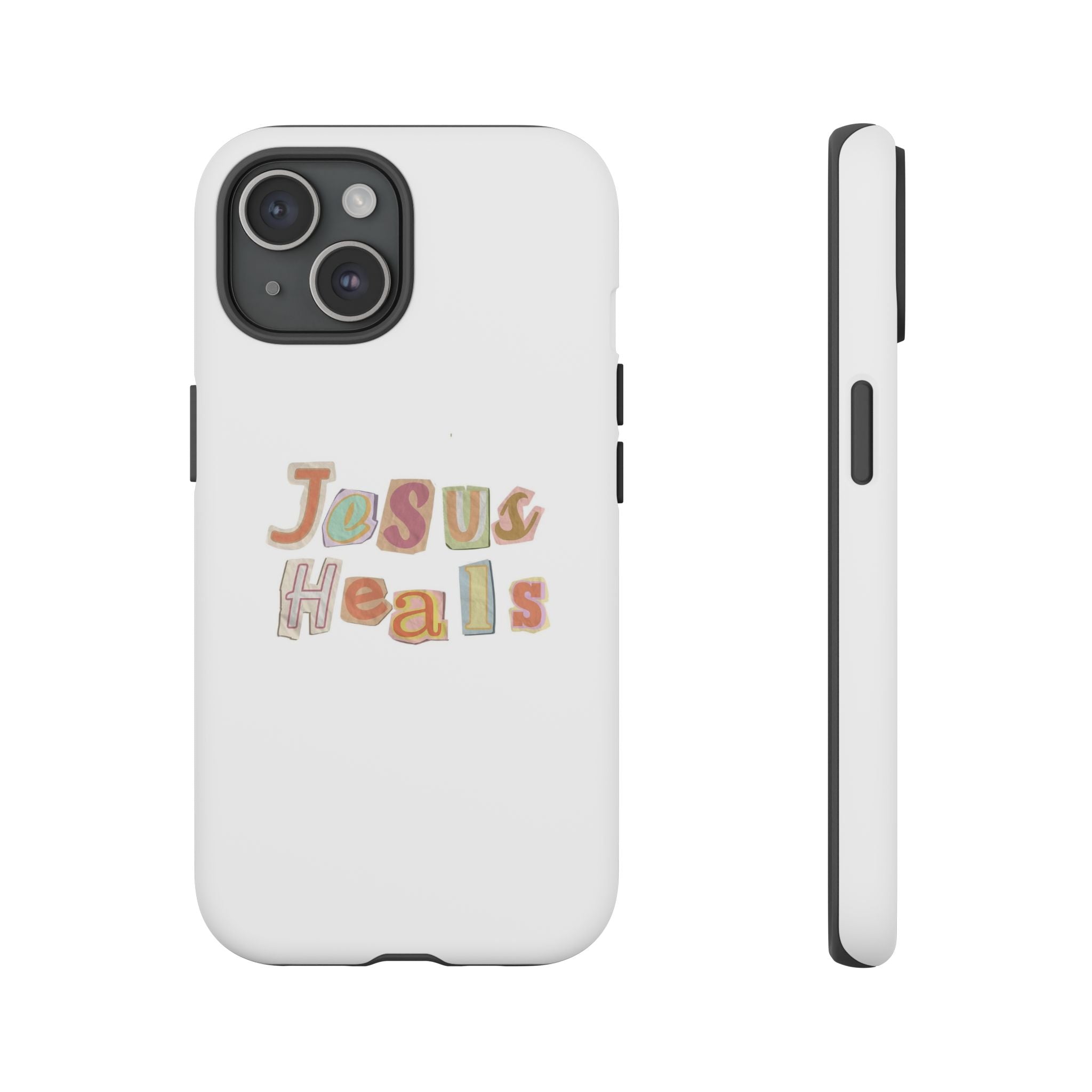 Jesus Heals Phone Case — Christian Faith Inspirational Tough Case