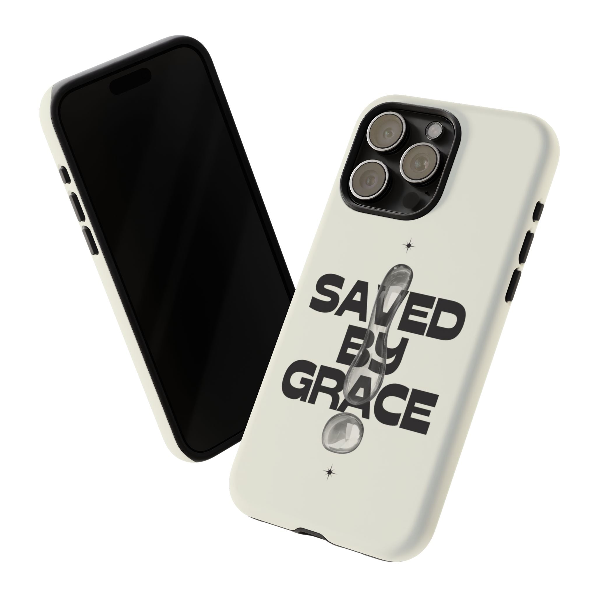 Saved By Grace Tough Phone Case — Christian Faith iPhone Cover