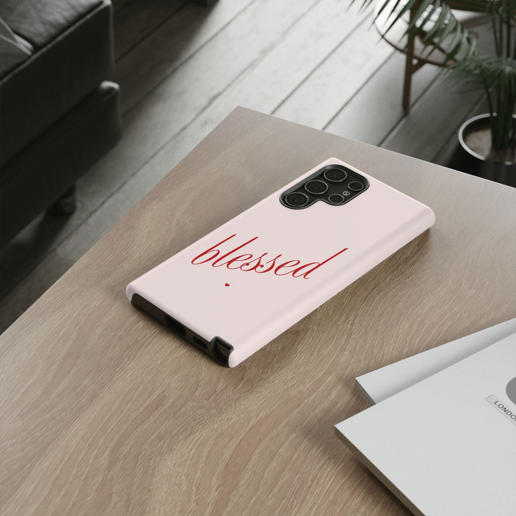 Blessed Pink Tough Phone Case