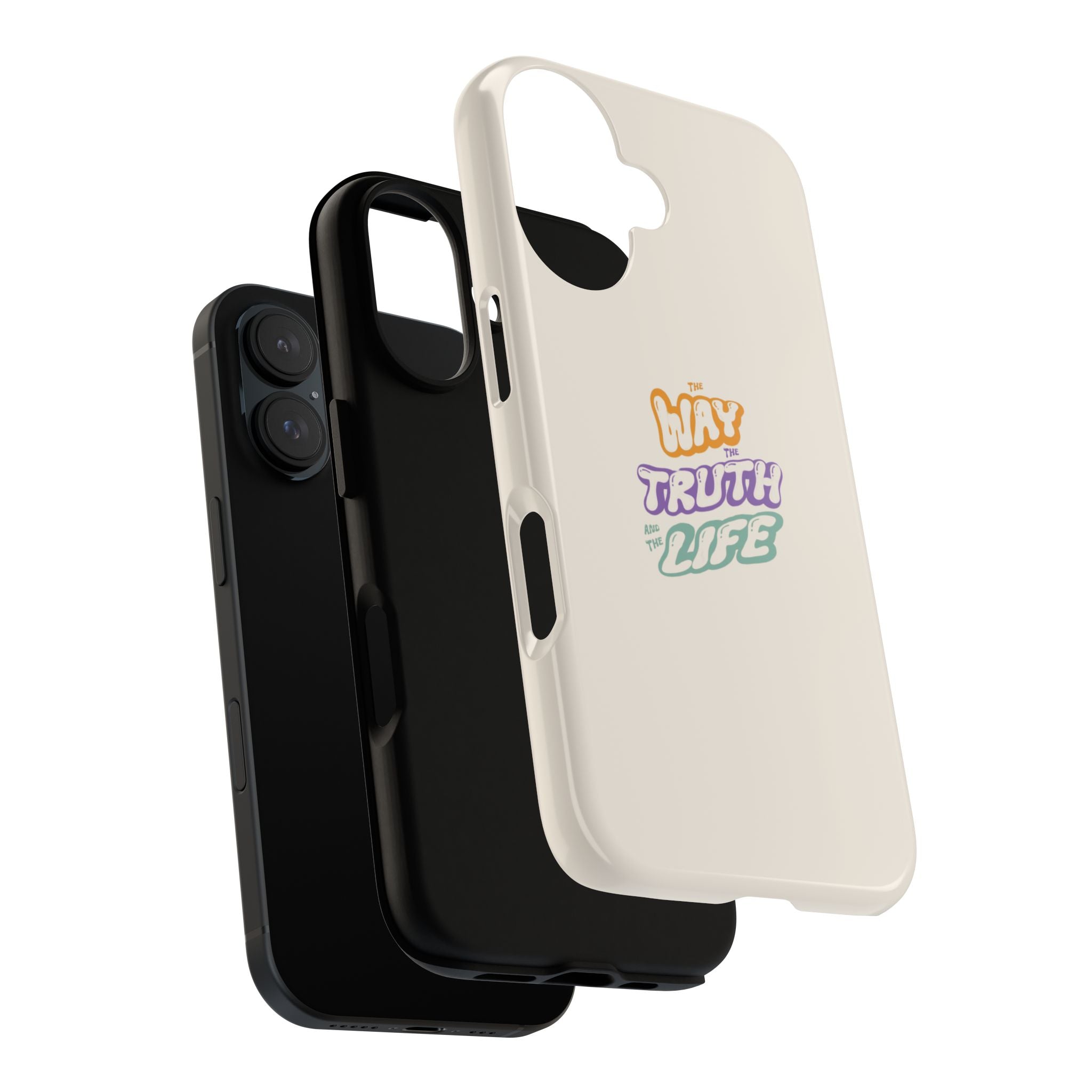 'Way,Truth,Life' Pastel Graphic Protective Tough Case