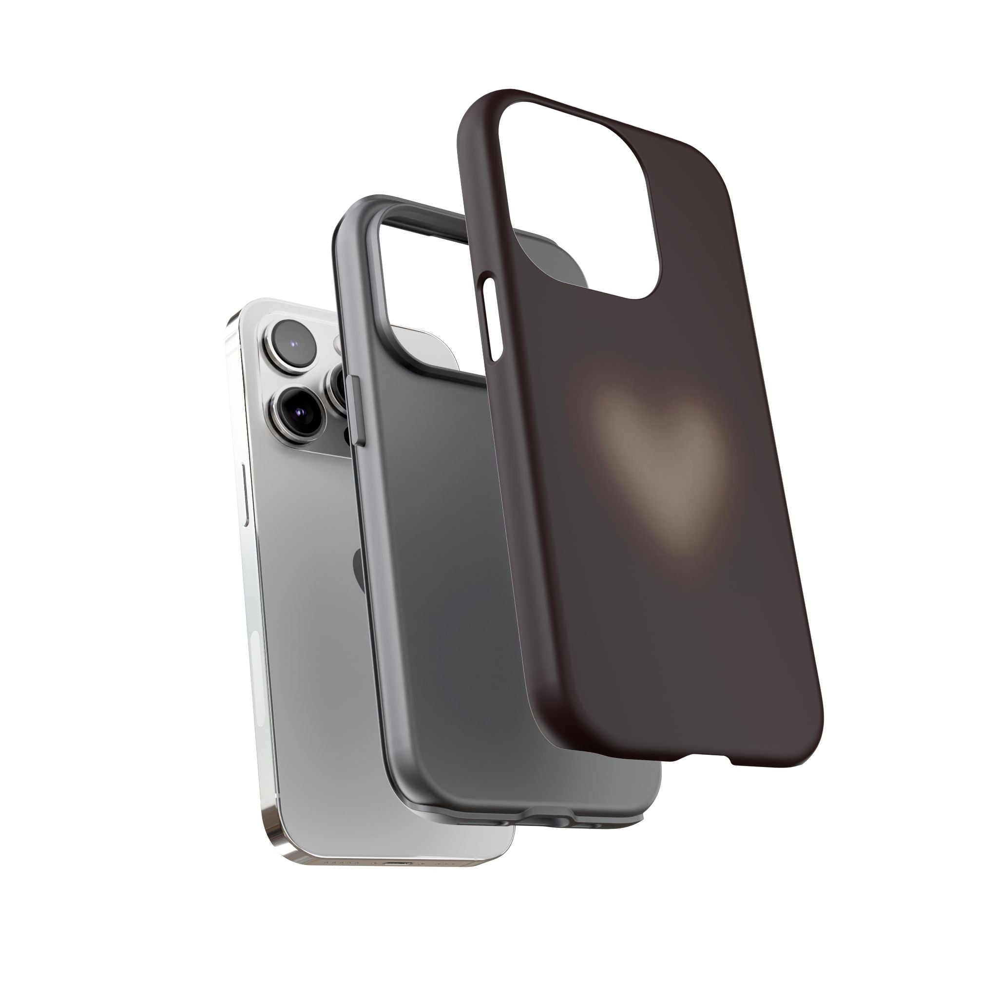 Tough Cases — Blurred Heart Protective iPhone Case