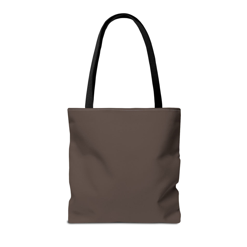 Surrounded by His Goodness Tote Bag — Faith Floral Scripture Shopper