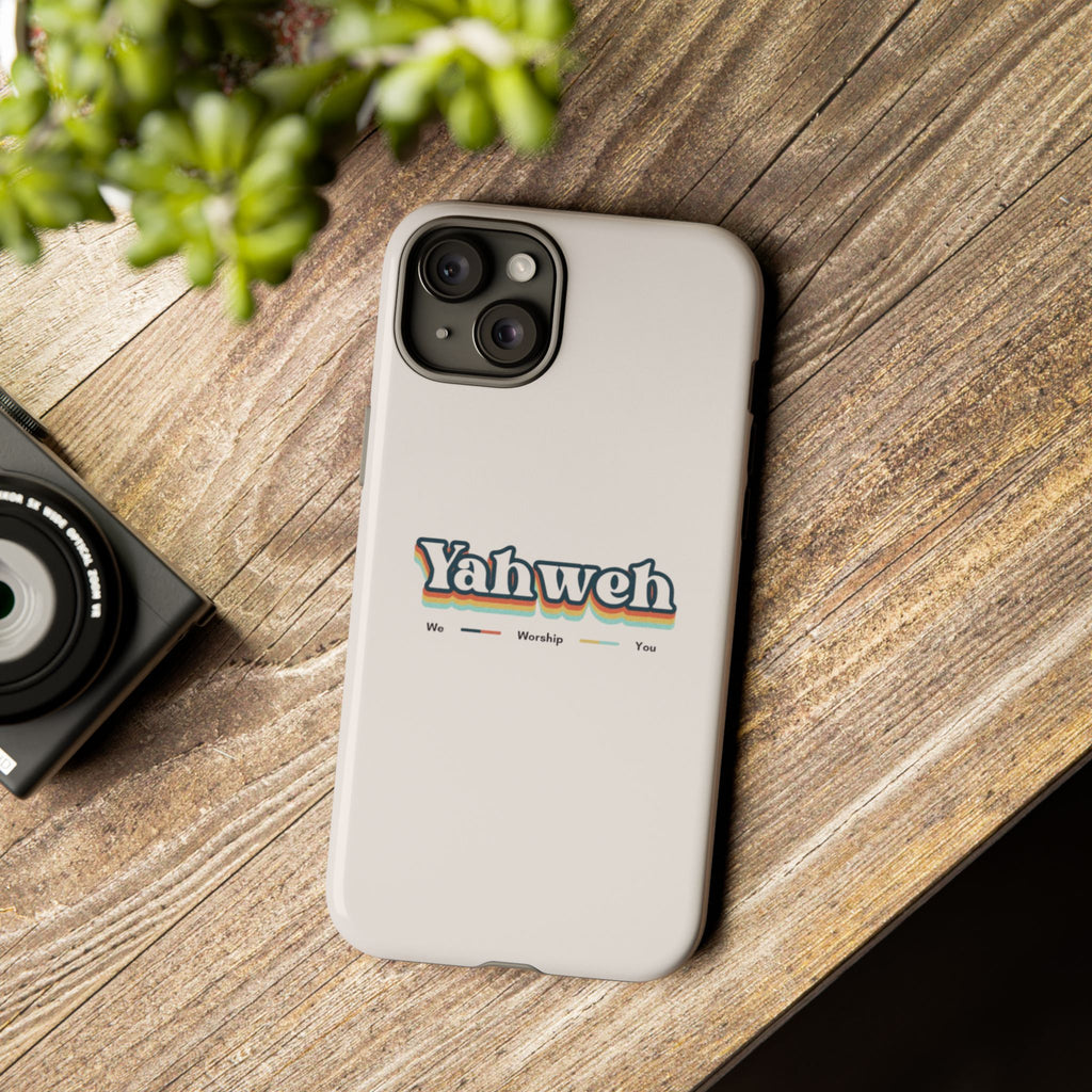 Yahweh Phone Case — Retro Faith Tough Case