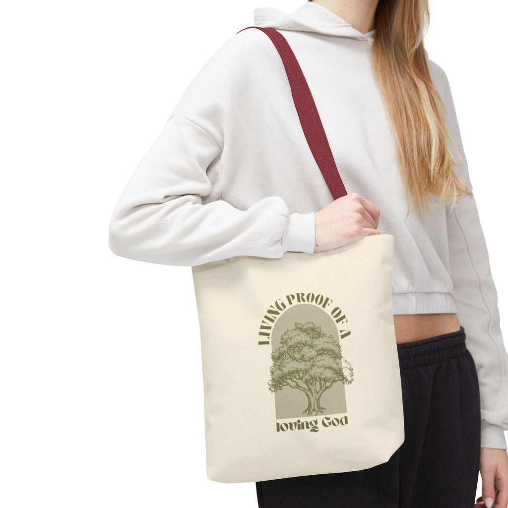 Living Proof Of A Loving God Tote Bag