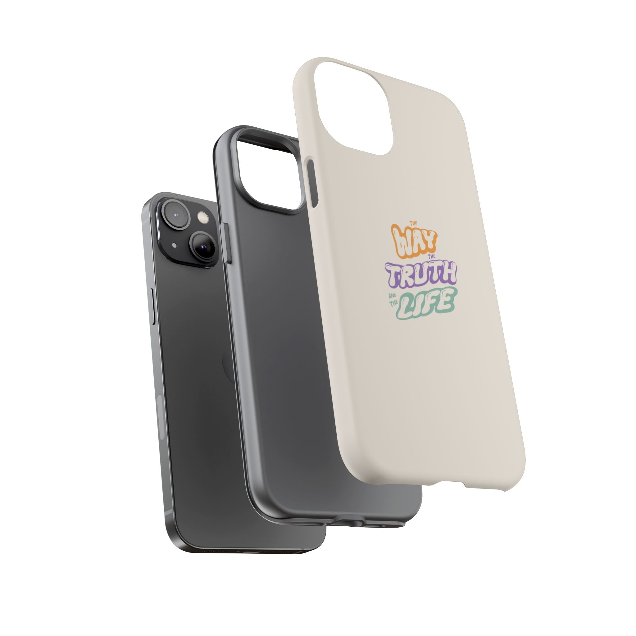 'Way,Truth,Life' Pastel Graphic Protective Tough Case