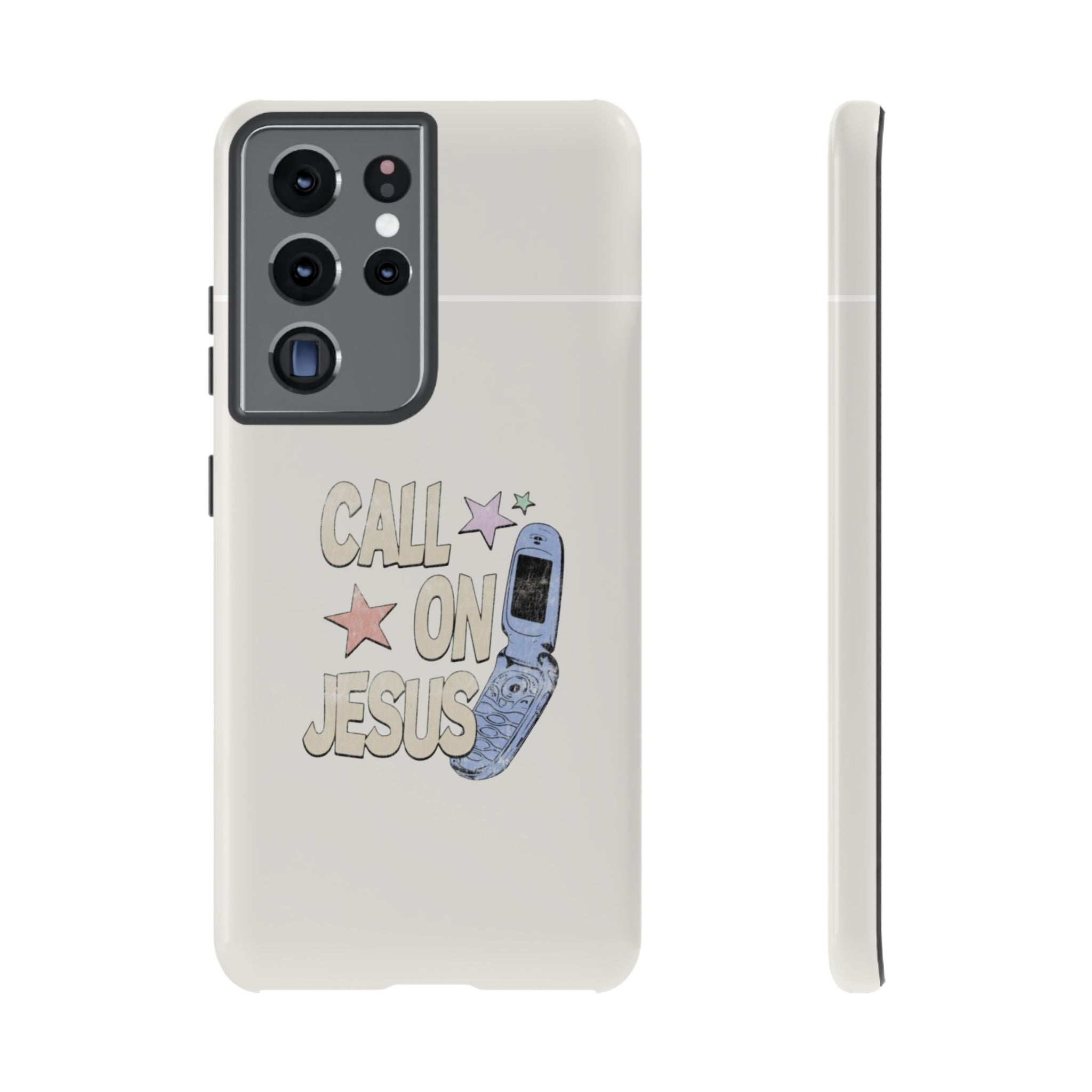 Call On Jesus Phone Case — Faith-Inspired Tough Phone Cover