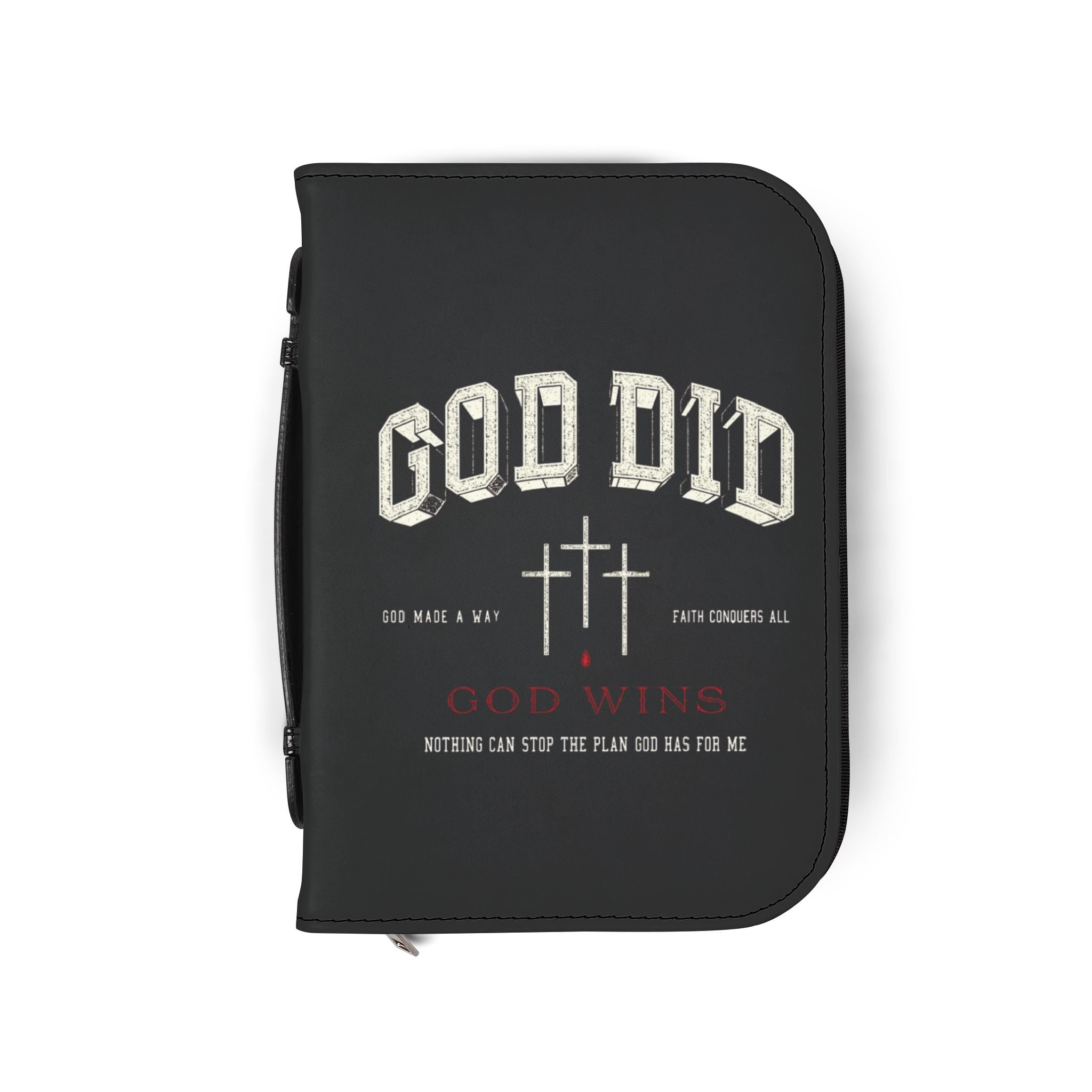 God Did Bible Cover — Zippered Scripture Carry Case