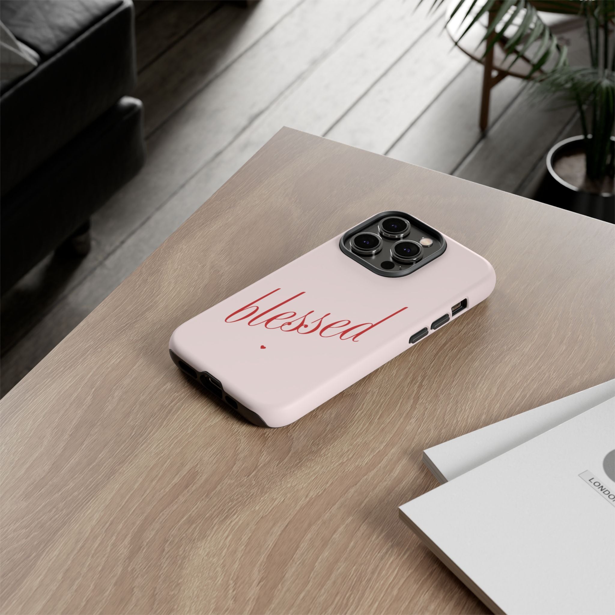 Blessed Pink Tough Phone Case