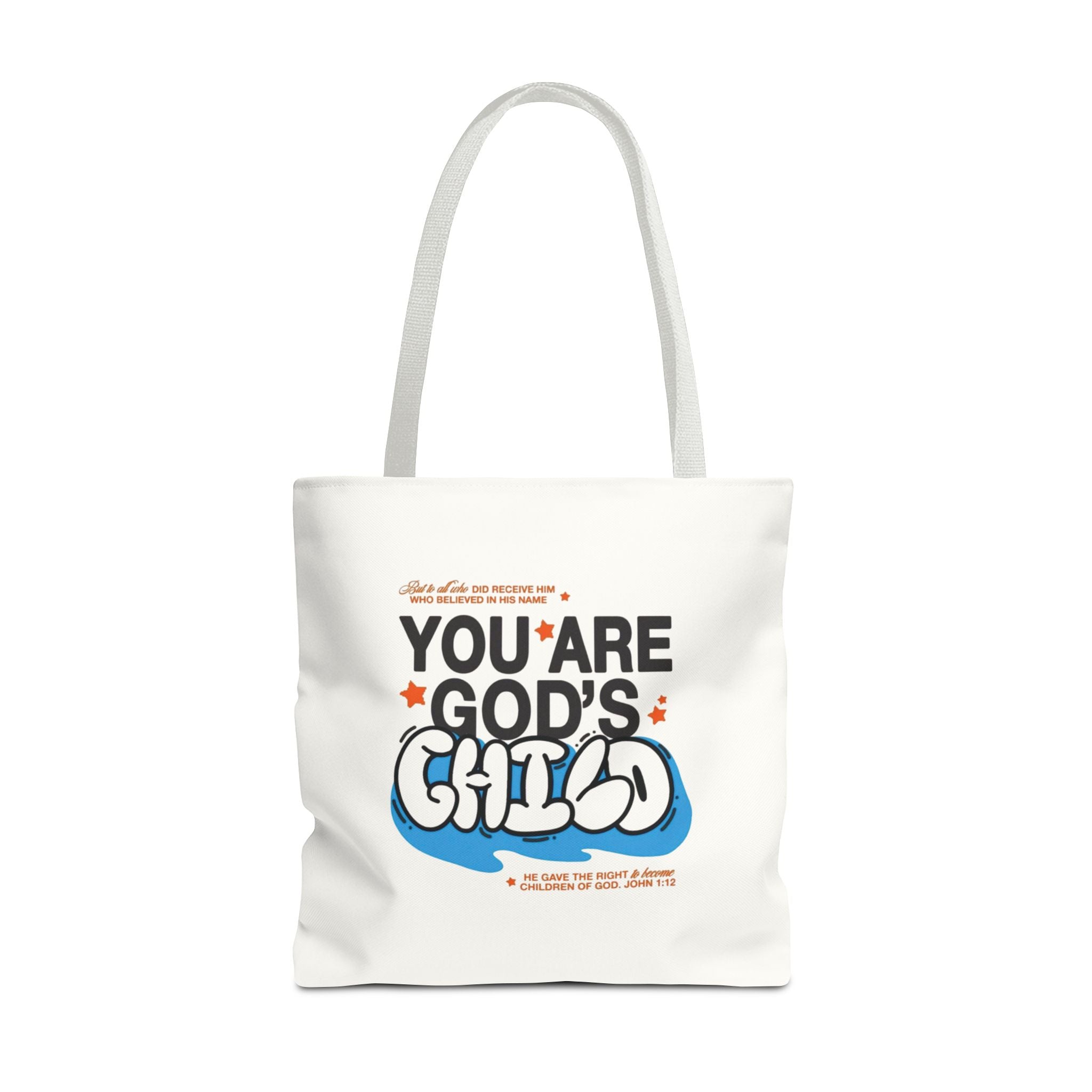 Inspirational "You Are God's Child" Tote Bag