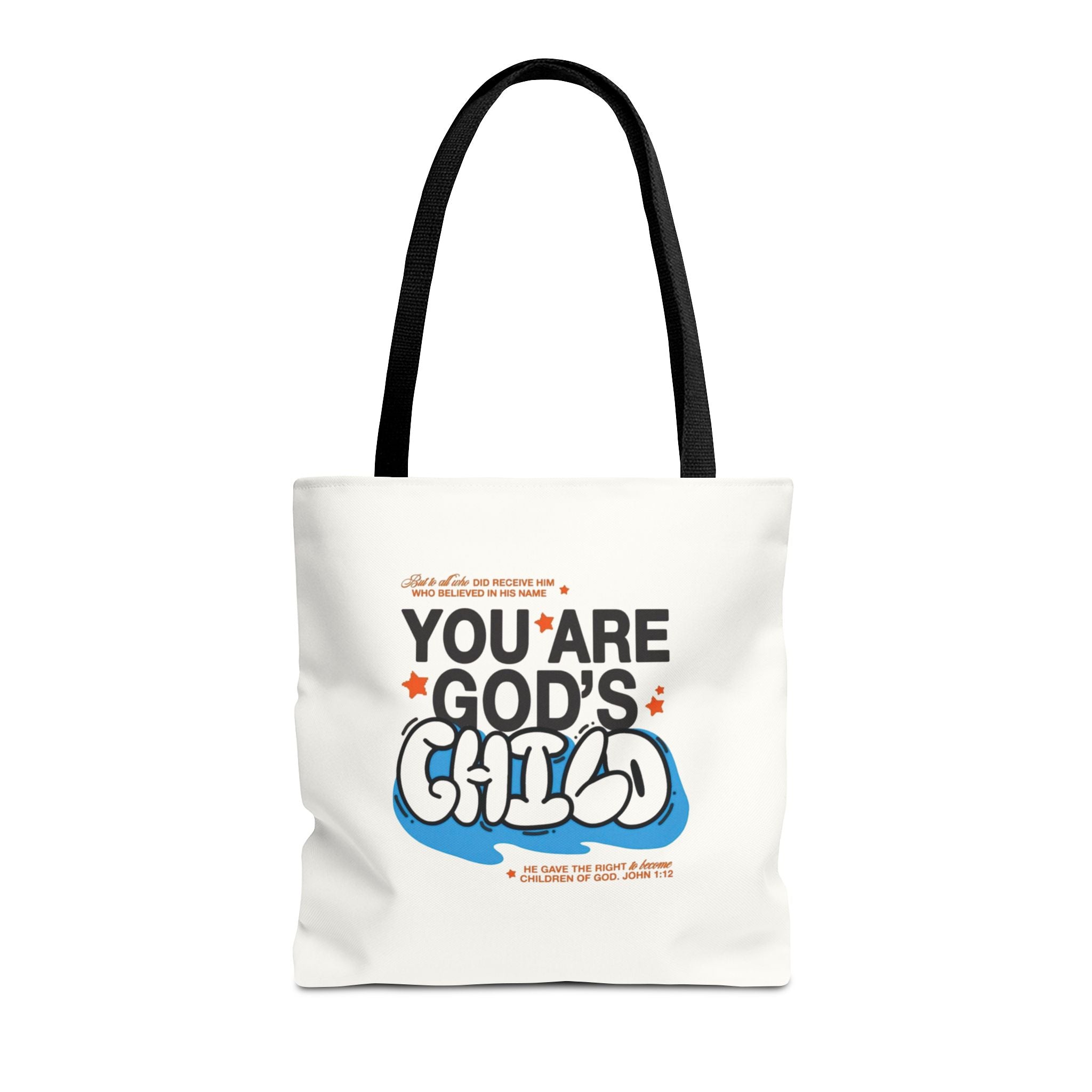 Inspirational "You Are God's Child" Tote Bag