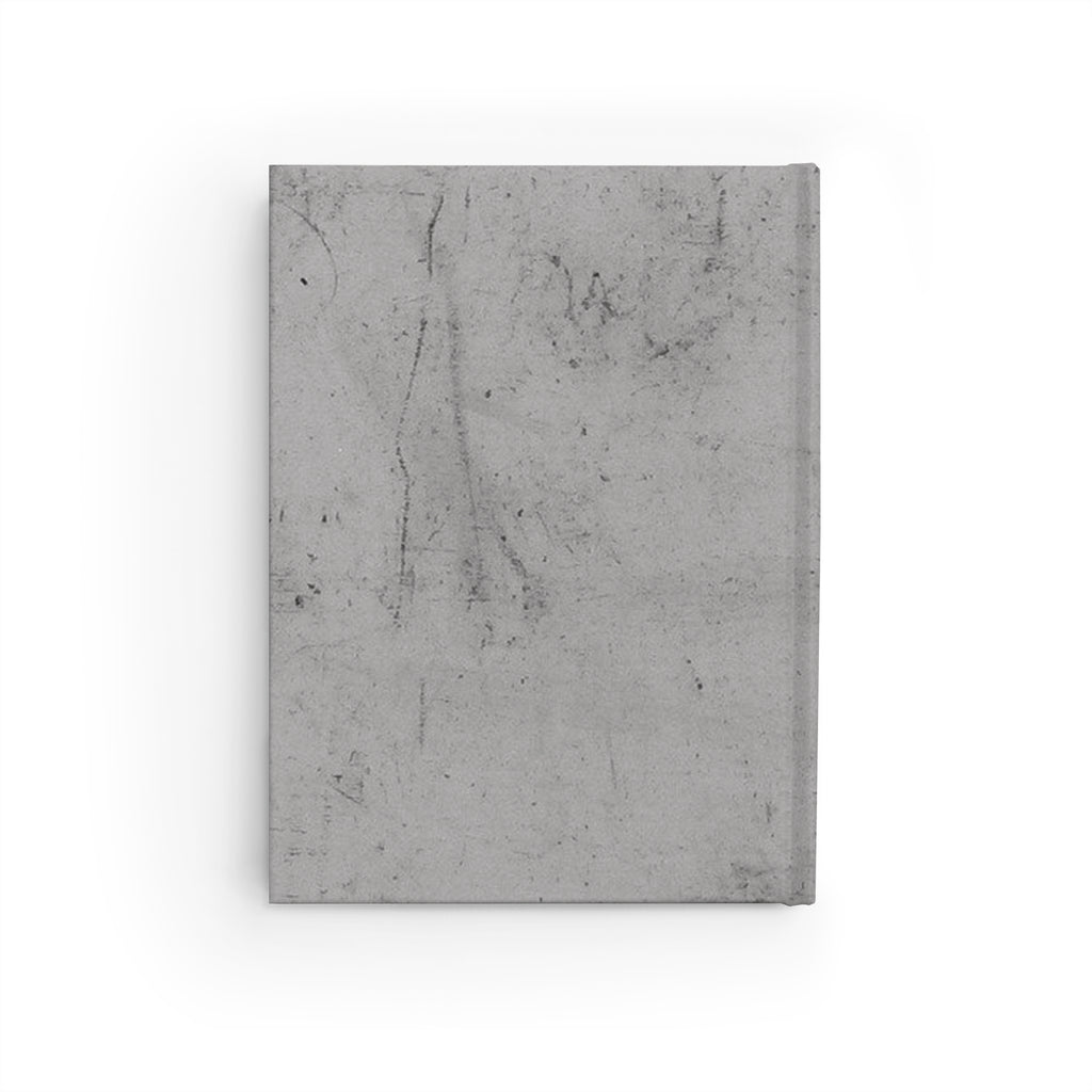 Hardcover Gray Marble Journal – Ruled Notebook for Notes & Daily Planning