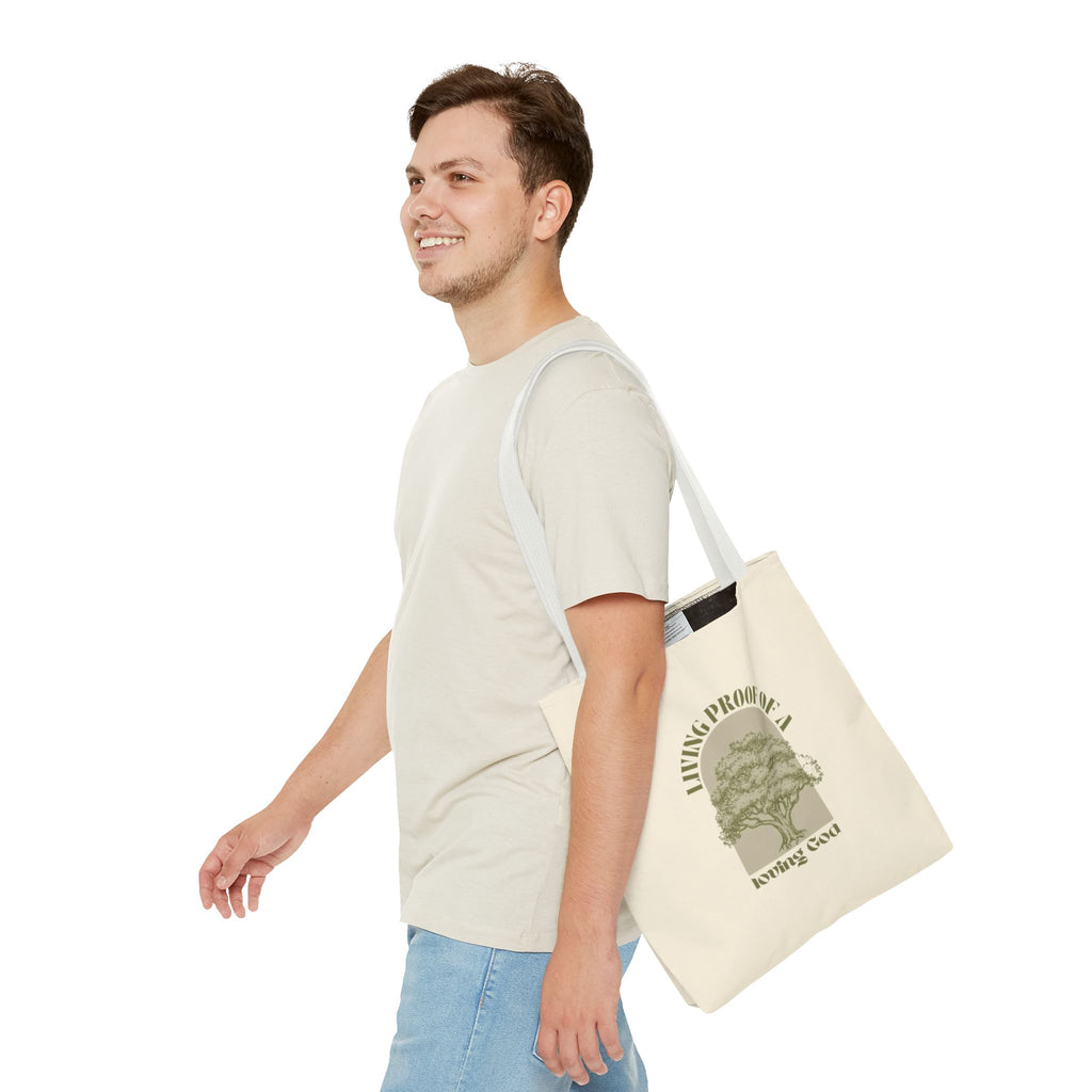 Living Proof Of A Loving God Tote Bag