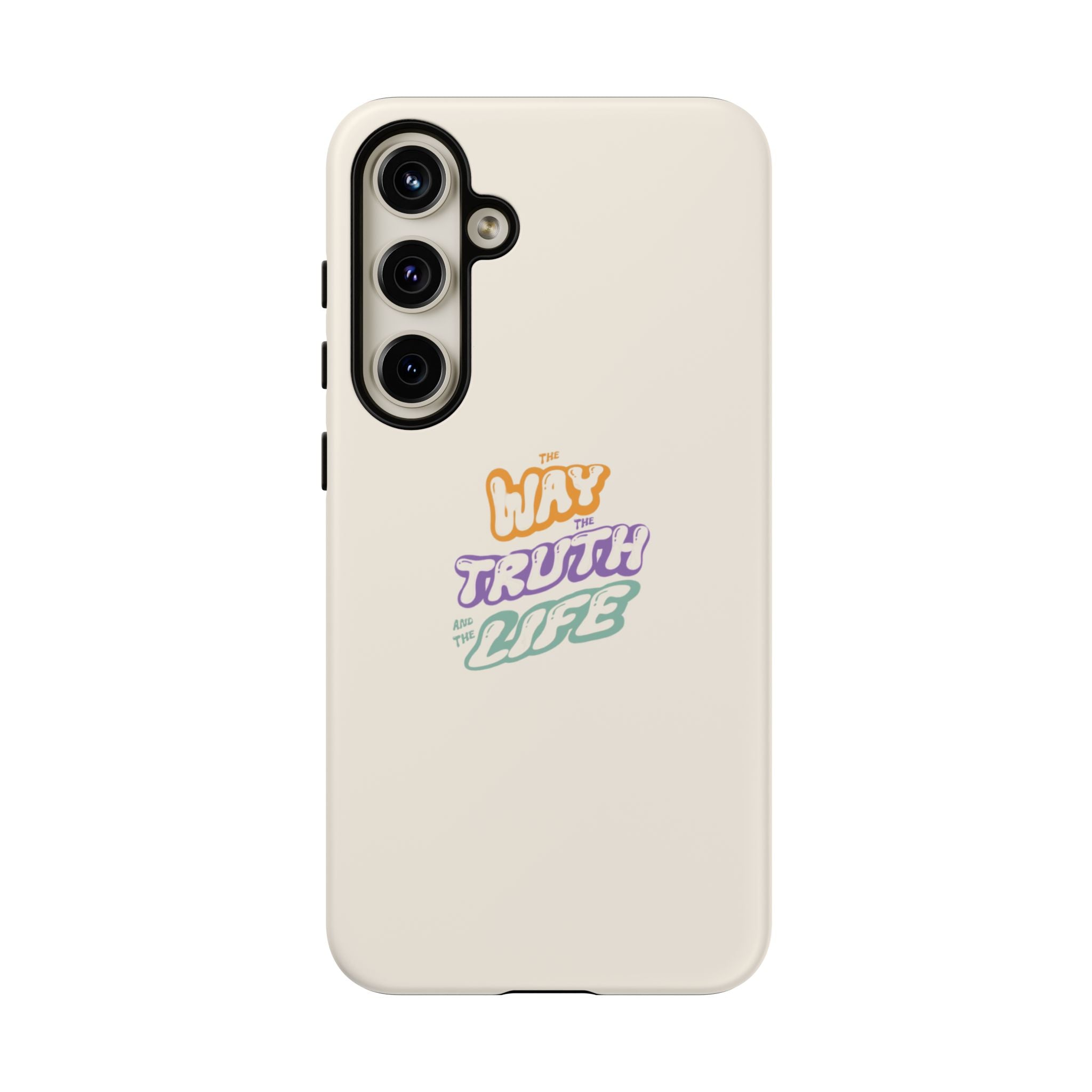 'Way,Truth,Life' Pastel Graphic Protective Tough Case