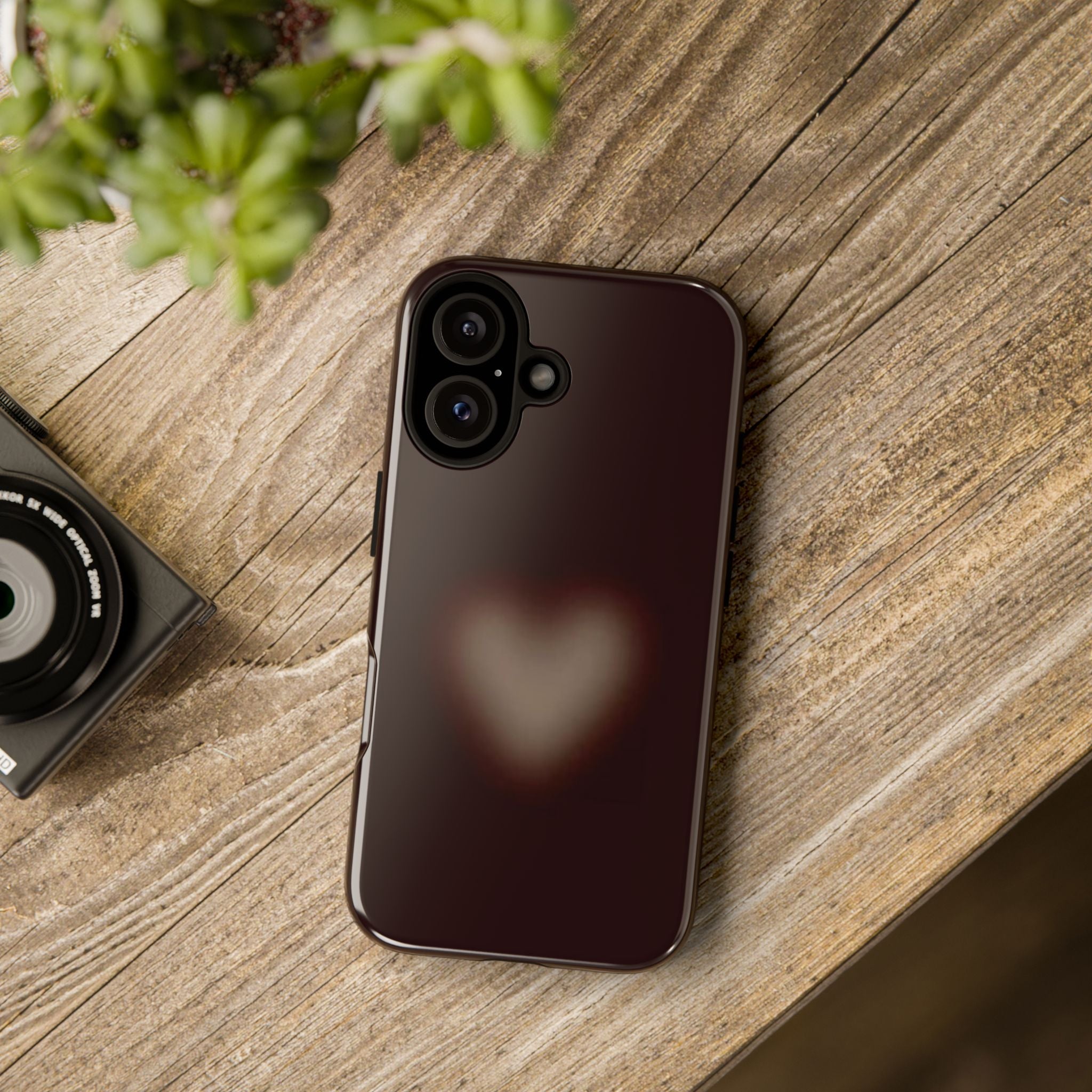 Tough Cases — Blurred Heart Protective iPhone Case