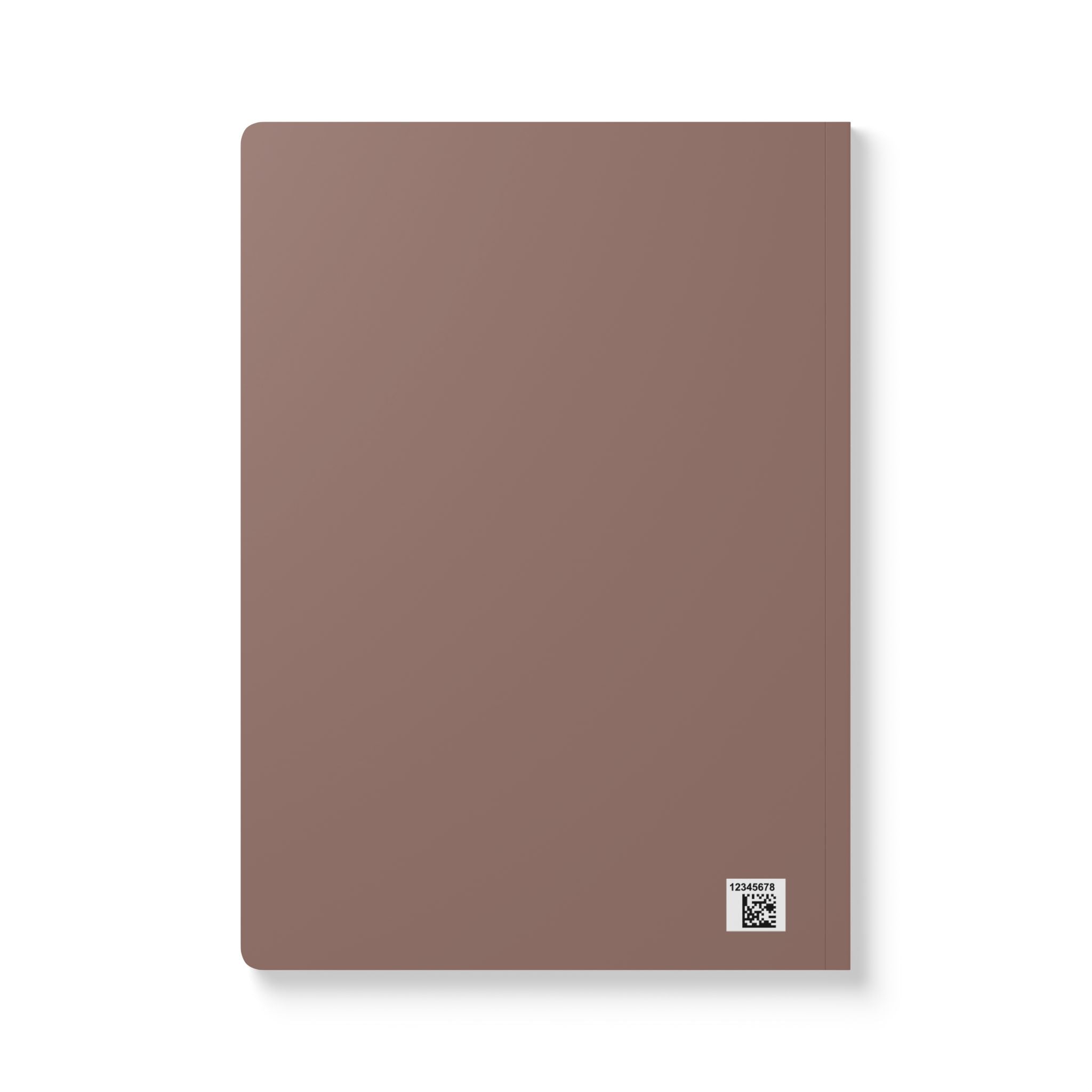 Abstract Faces Softcover Journal — Lined Notebook