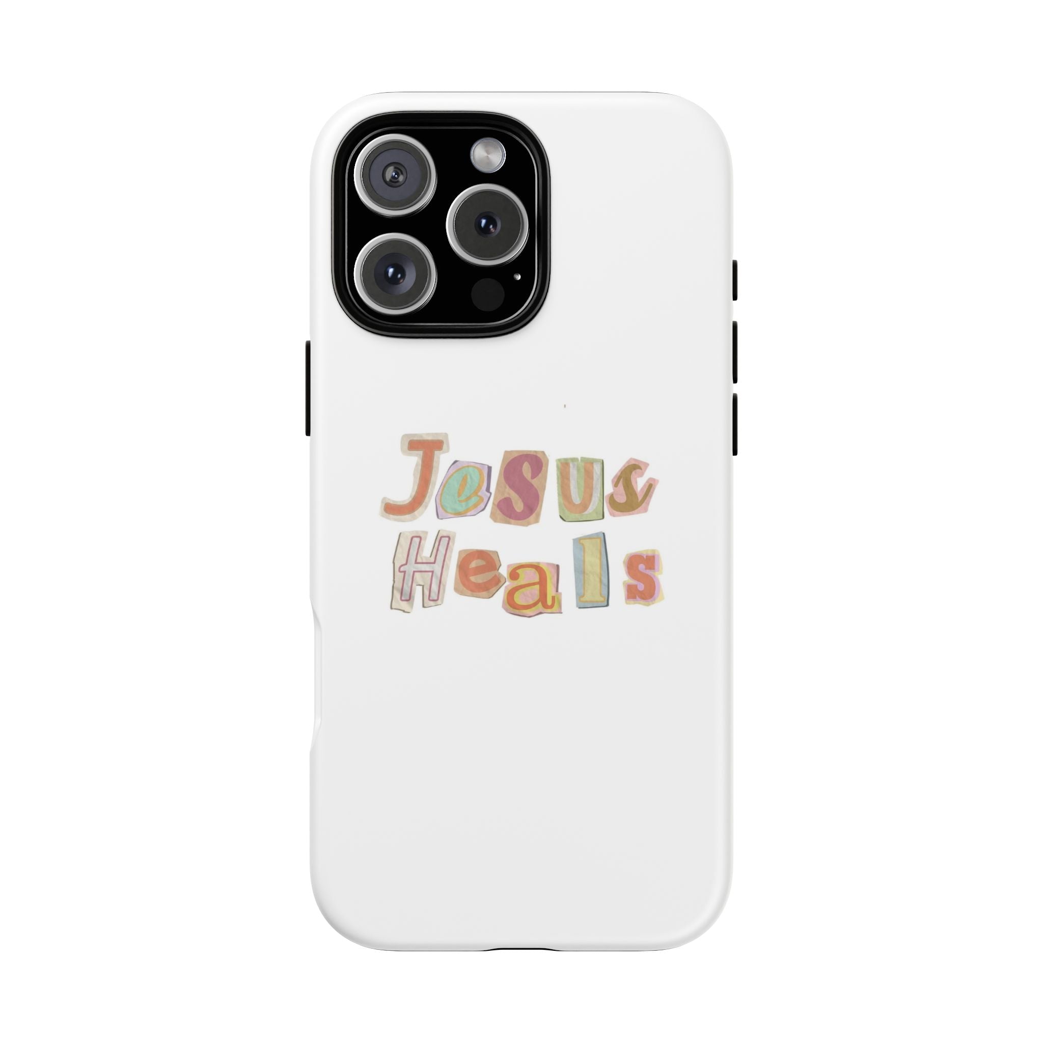 Jesus Heals Phone Case — Christian Faith Inspirational Tough Case