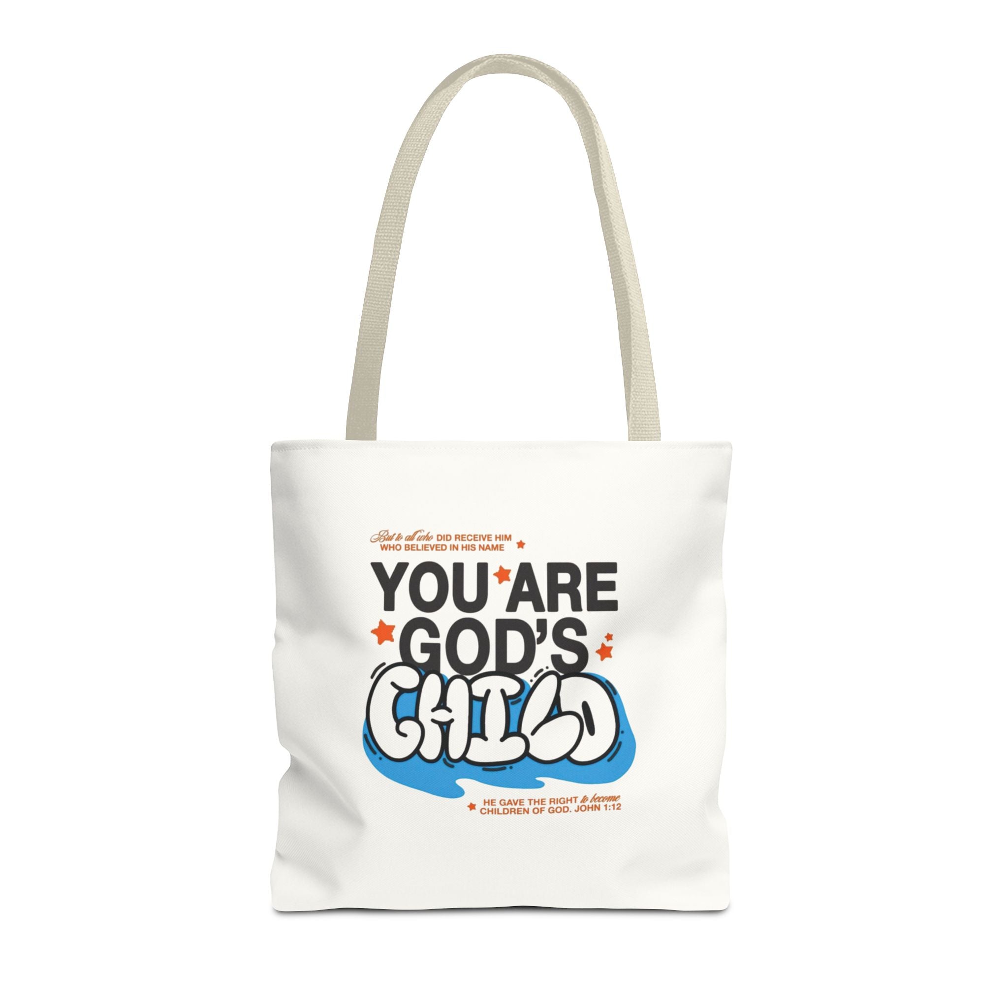 Inspirational "You Are God's Child" Tote Bag