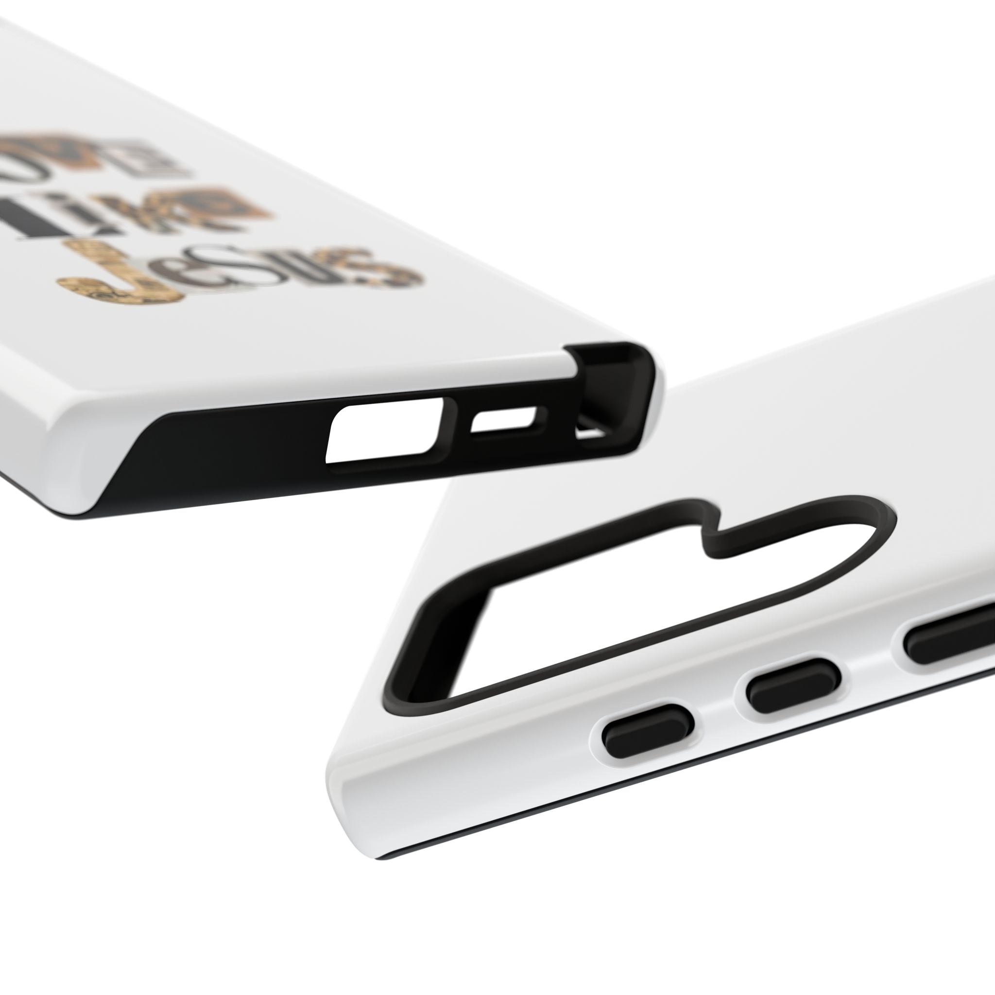 "Love Like Jesus" Leopard Print Christian Tough Phone Case