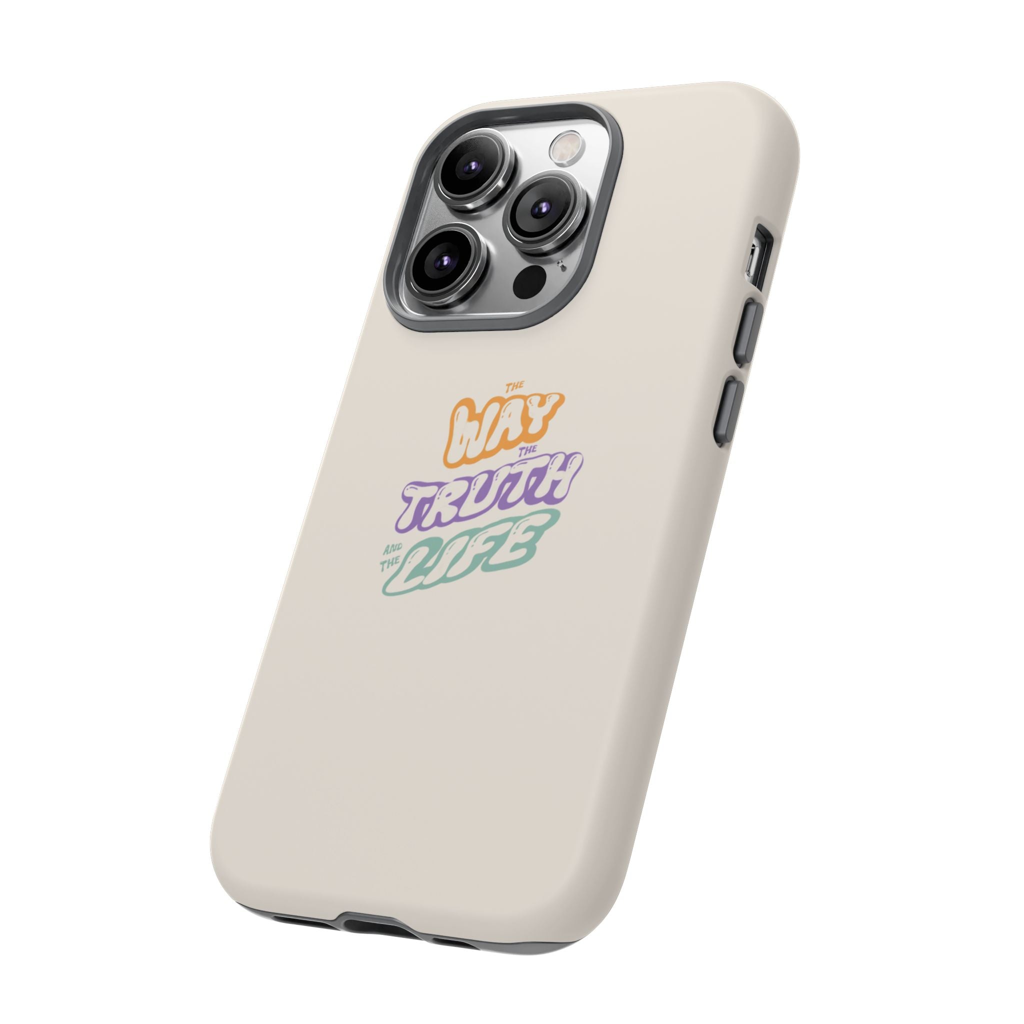 'Way,Truth,Life' Pastel Graphic Protective Tough Case