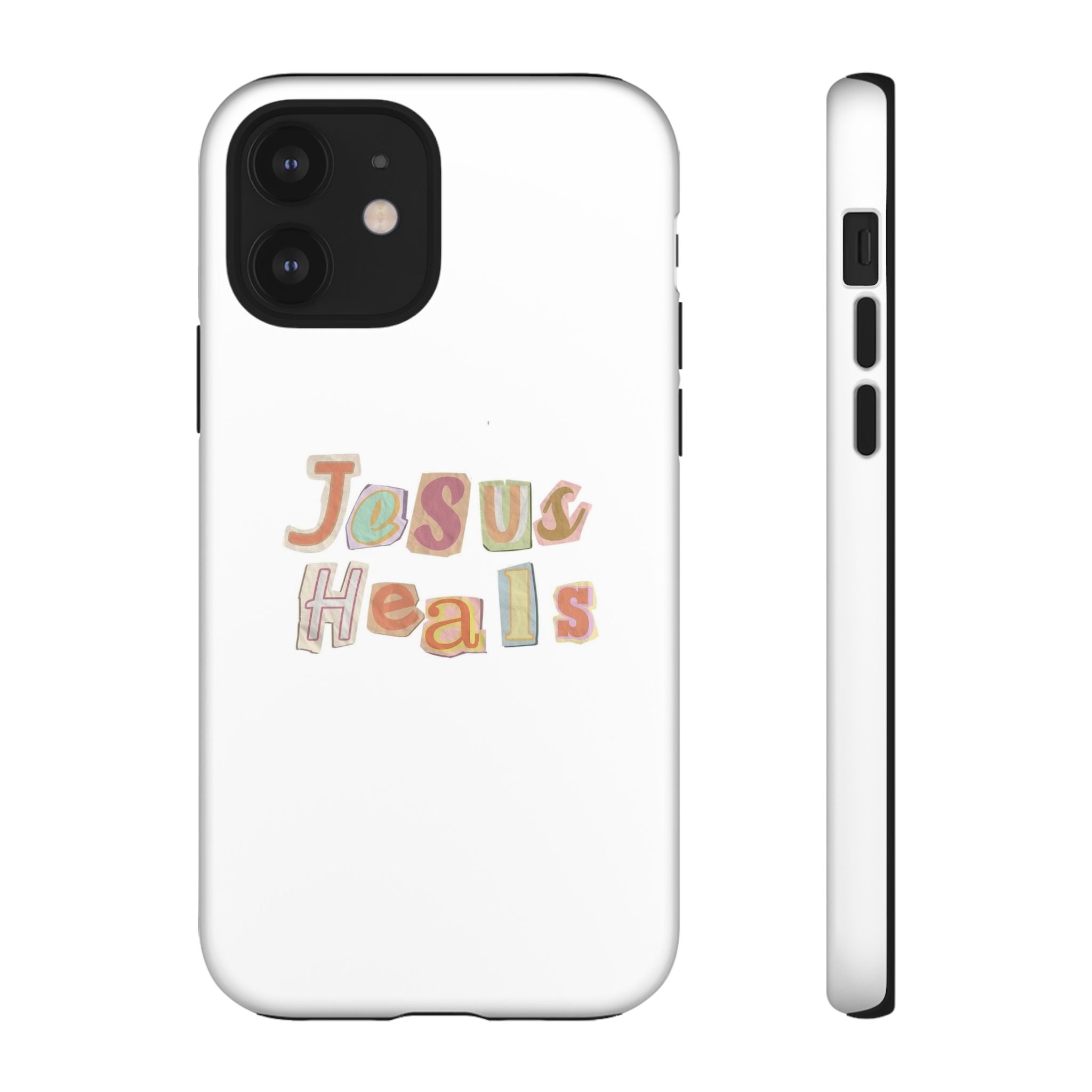 Jesus Heals Phone Case — Christian Faith Inspirational Tough Case