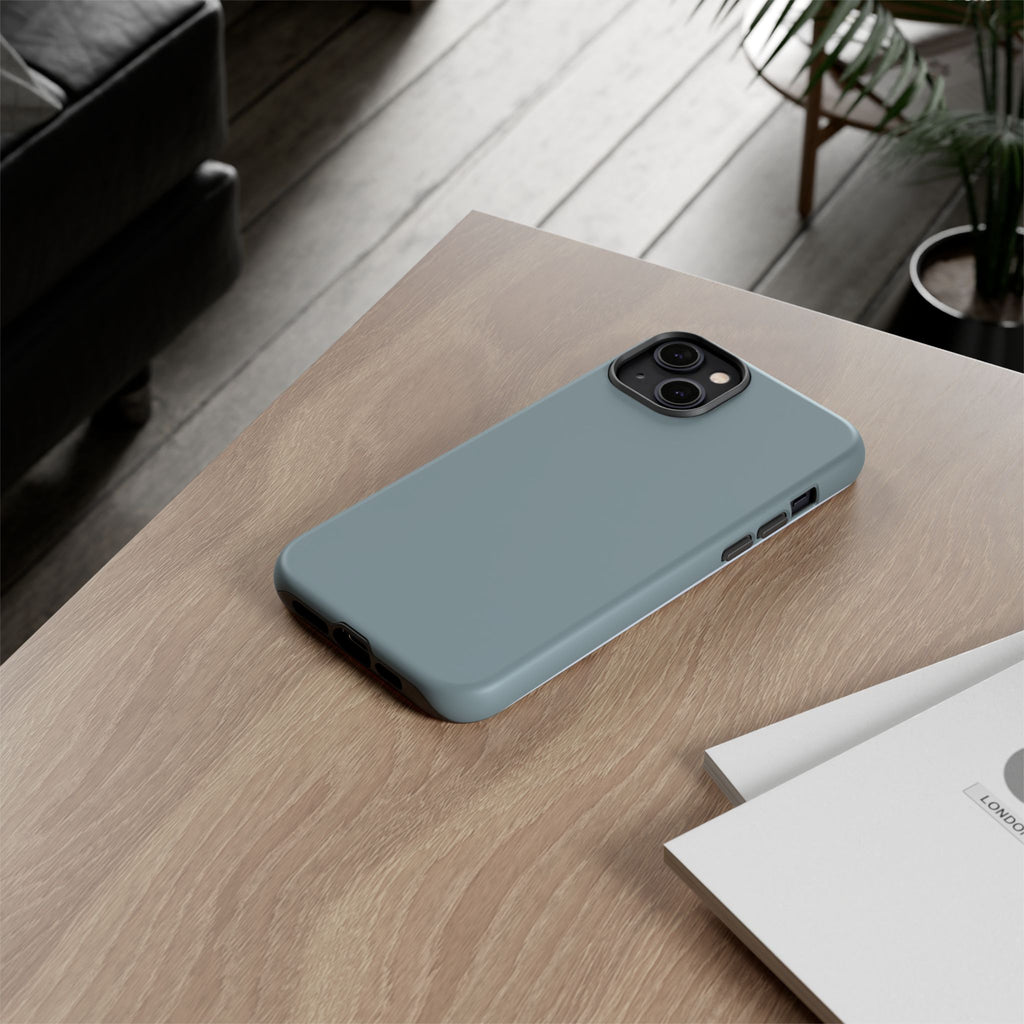 Tough iPhone Case - Blue/Grey Color