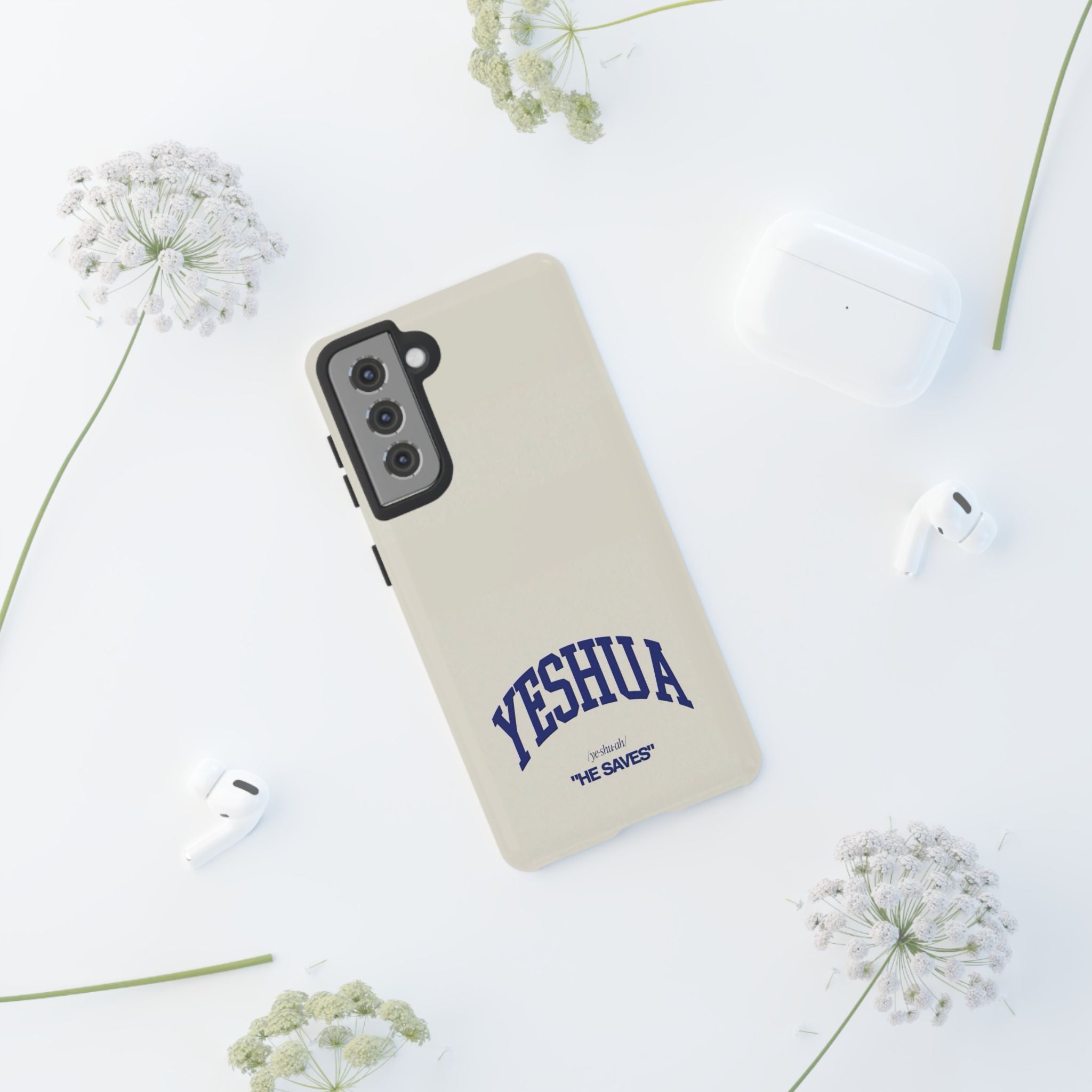 Yeshua 'He Saves' Tough Phone Case