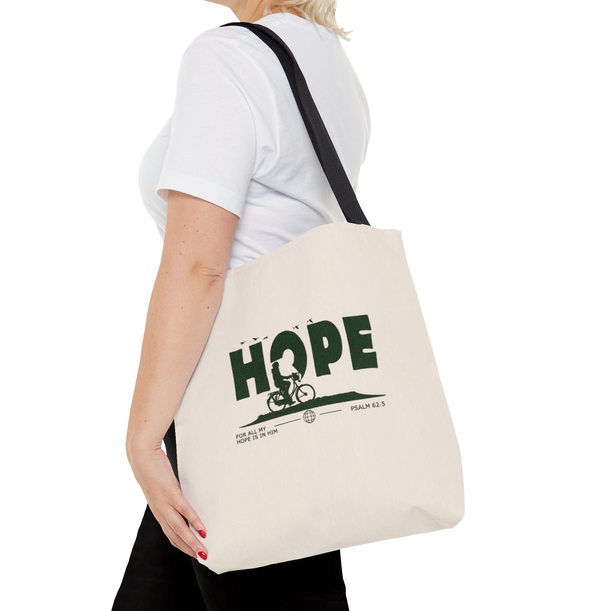 "Hope" Tote Bag — Inspirational Canvas Tote