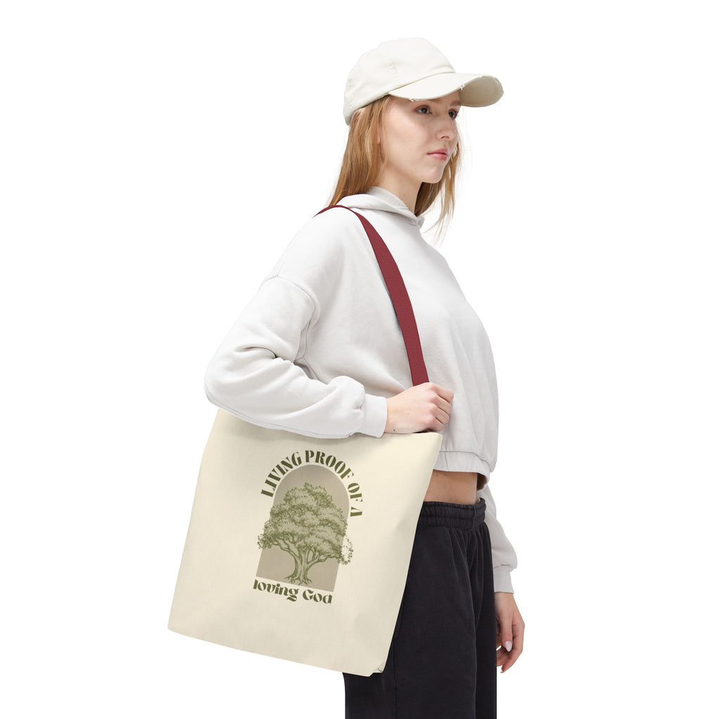 Living Proof Of A Loving God Tote Bag