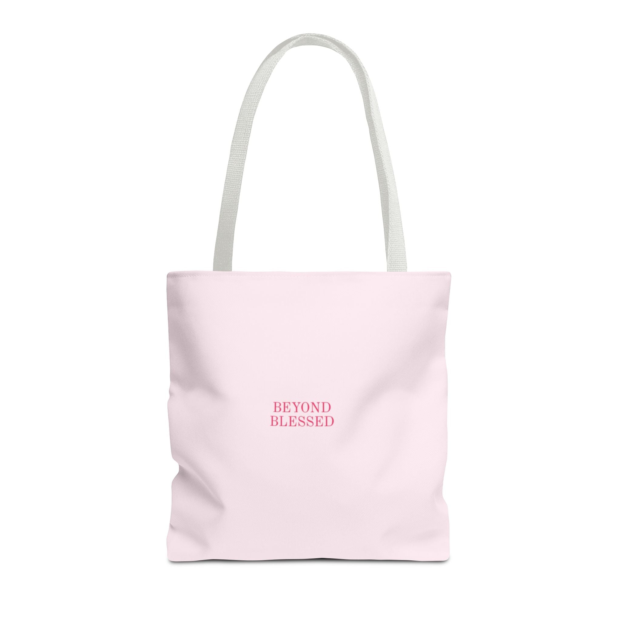 Beyond Blessed Pink Tote Bag – Inspirational Everyday Carry Tote