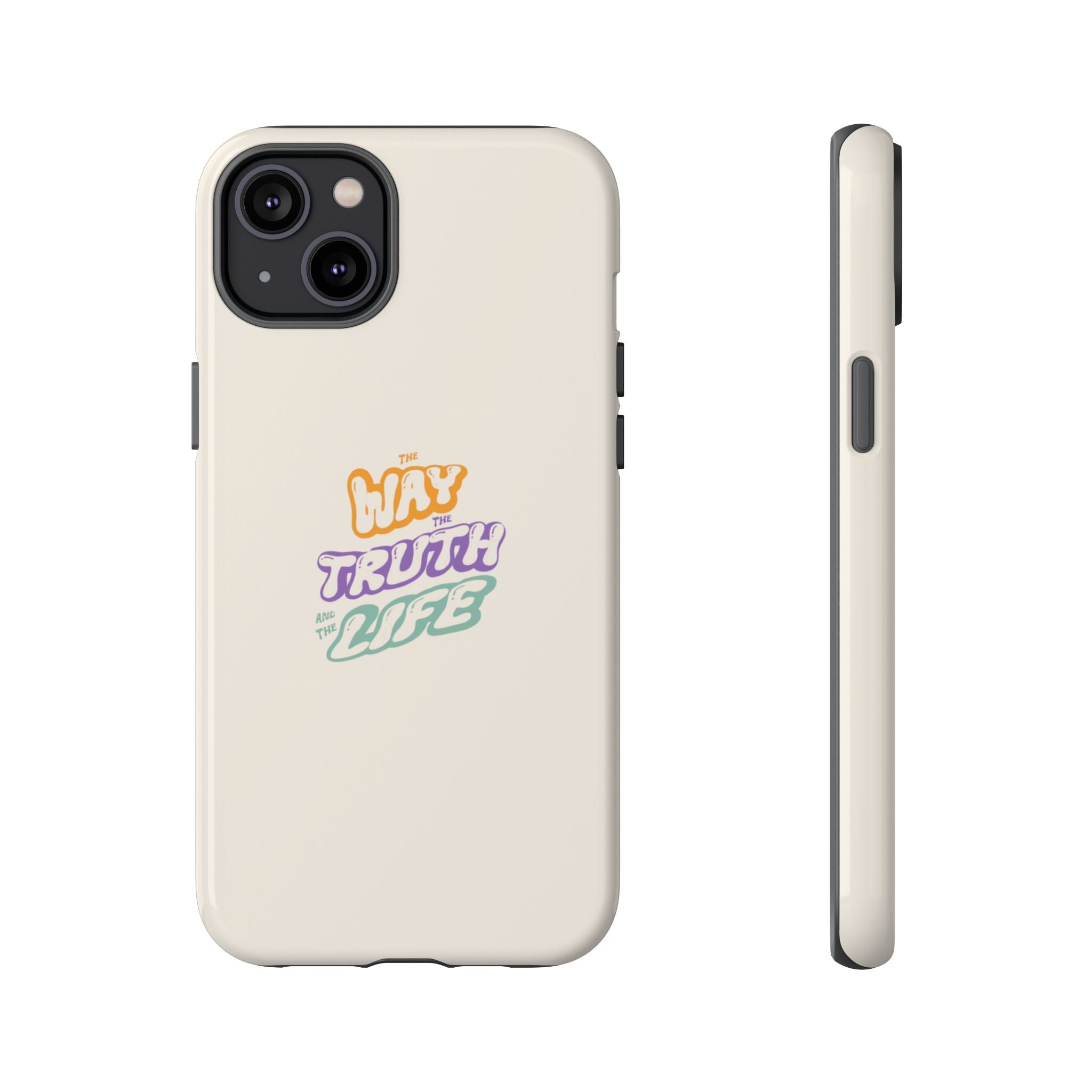 'Way,Truth,Life' Pastel Graphic Protective Tough Case