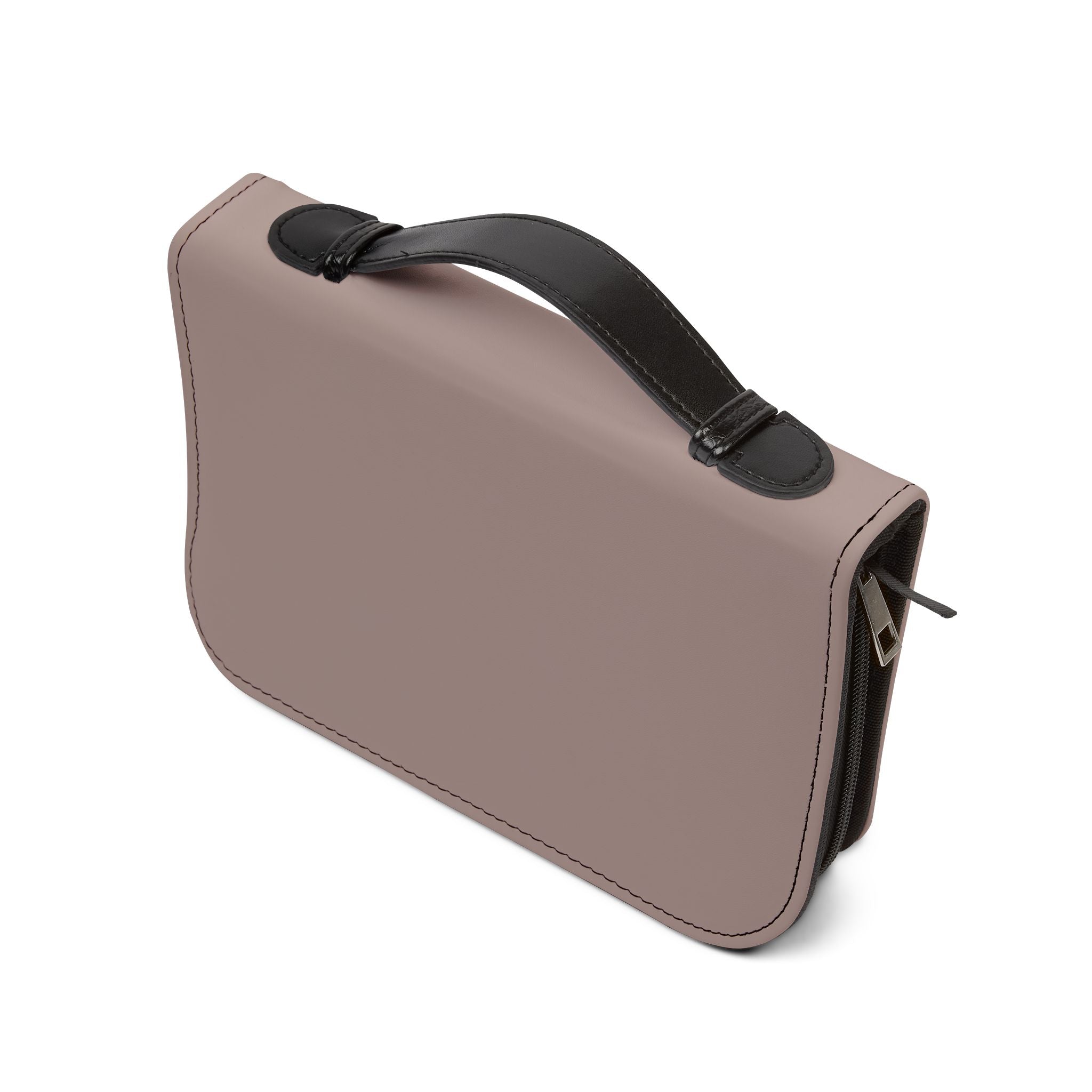 Minimalist Jesus Outline Bible Cover — Zippered Leatherette Bible Case for Women & Men