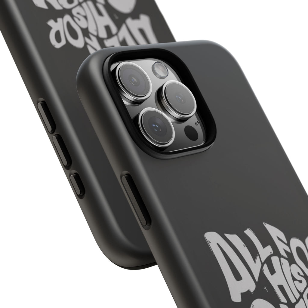 All For His Glory Phone Case — Christian Faith Script Protective Cover