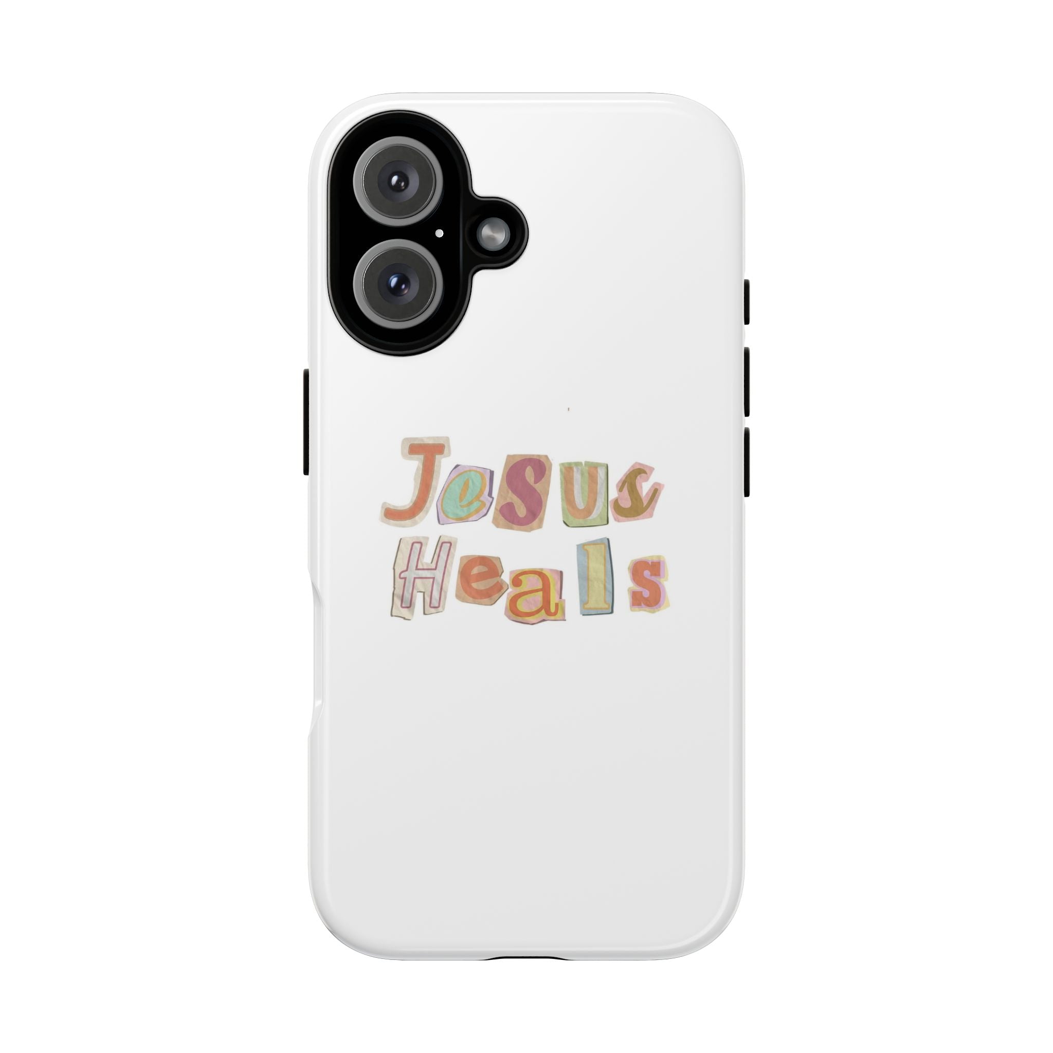 Jesus Heals Phone Case — Christian Faith Inspirational Tough Case