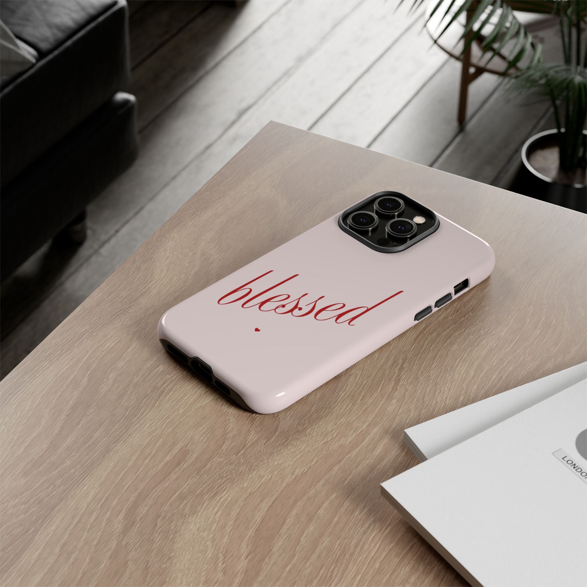Blessed Pink Tough Phone Case
