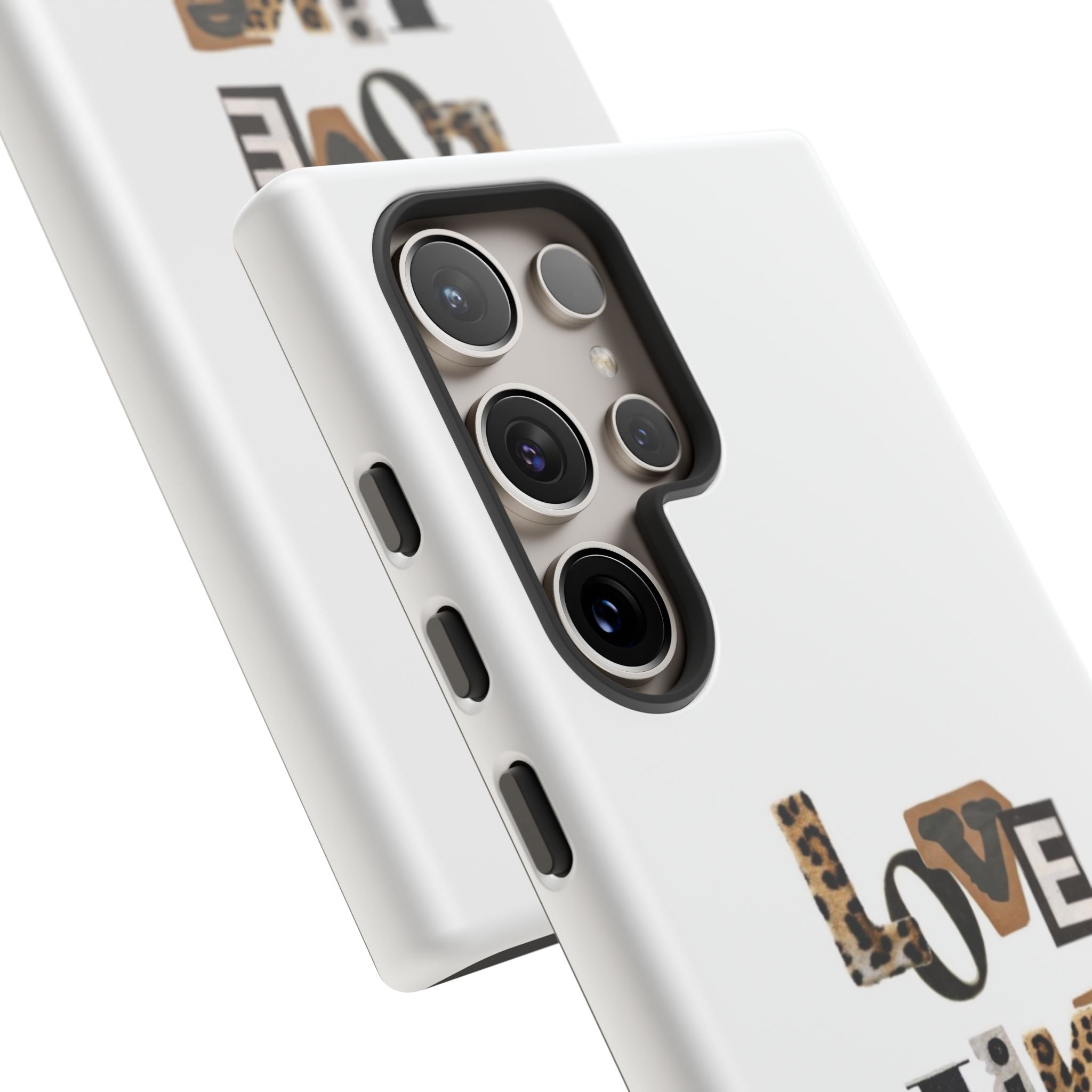 "Love Like Jesus" Leopard Print Christian Tough Phone Case