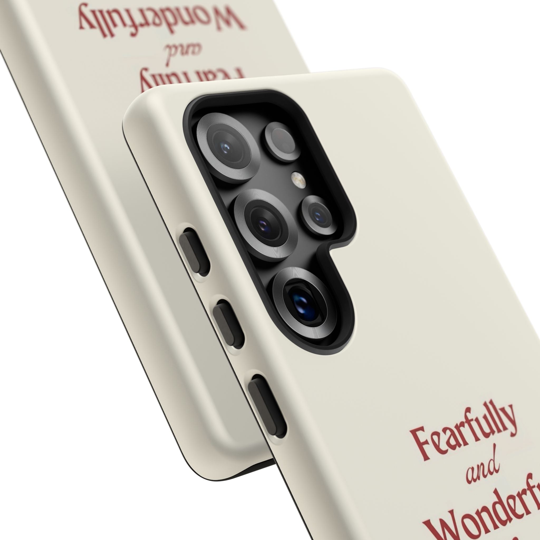 Tough Phone Case — "Fearfully and Wonderfully Made" Christian Scripture Protective Case