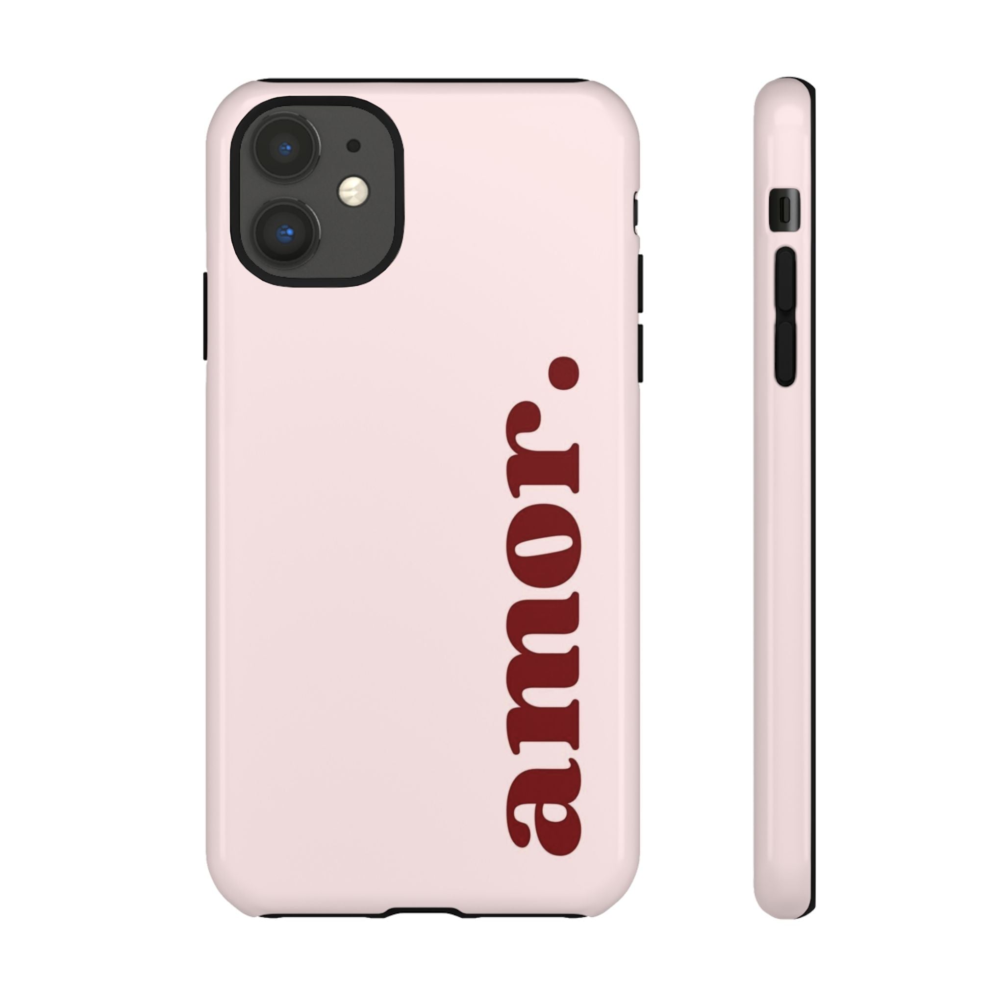 Amor Pink Tough Phone Case — Slim Protective Case