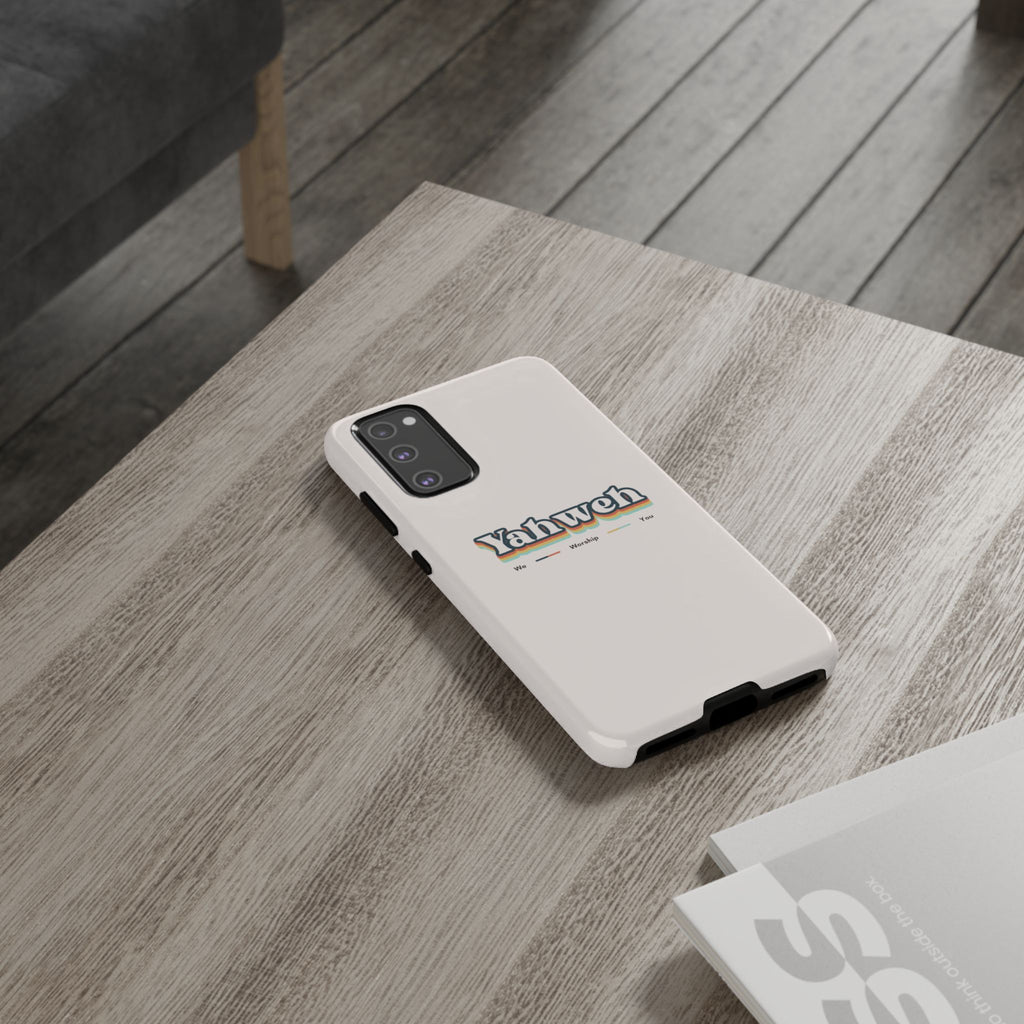 Yahweh Phone Case — Retro Faith Tough Case