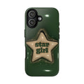 Star Girl iPhone Case — Green Star Protective Case