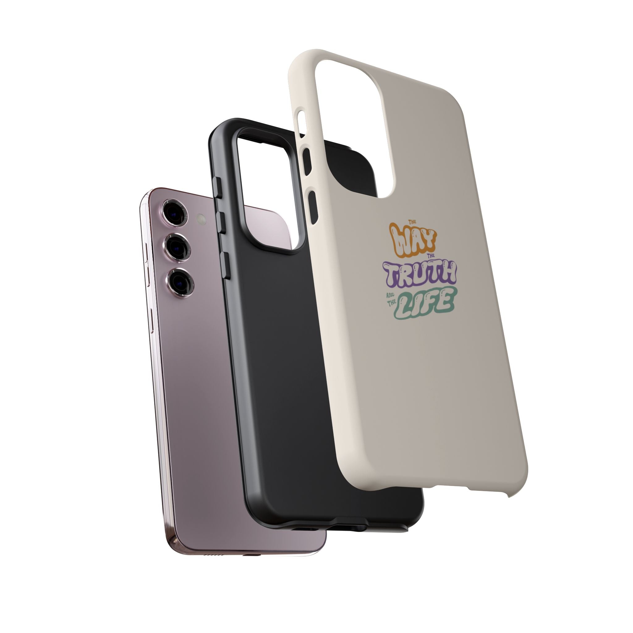 'Way,Truth,Life' Pastel Graphic Protective Tough Case