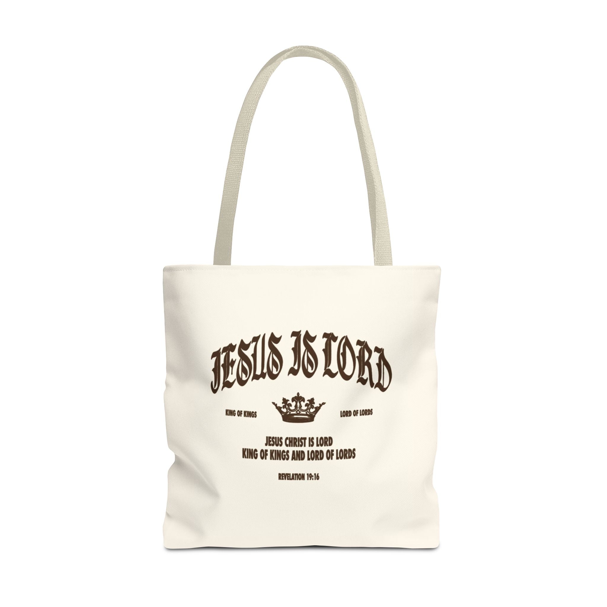 Jesus Is Lord Canvas Tote Bag