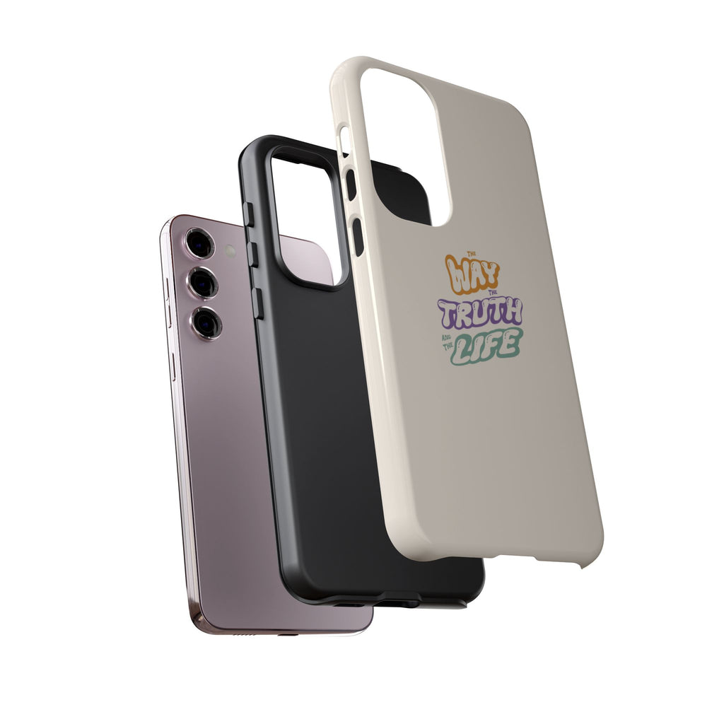'Way,Truth,Life' Pastel Graphic Protective Tough Case