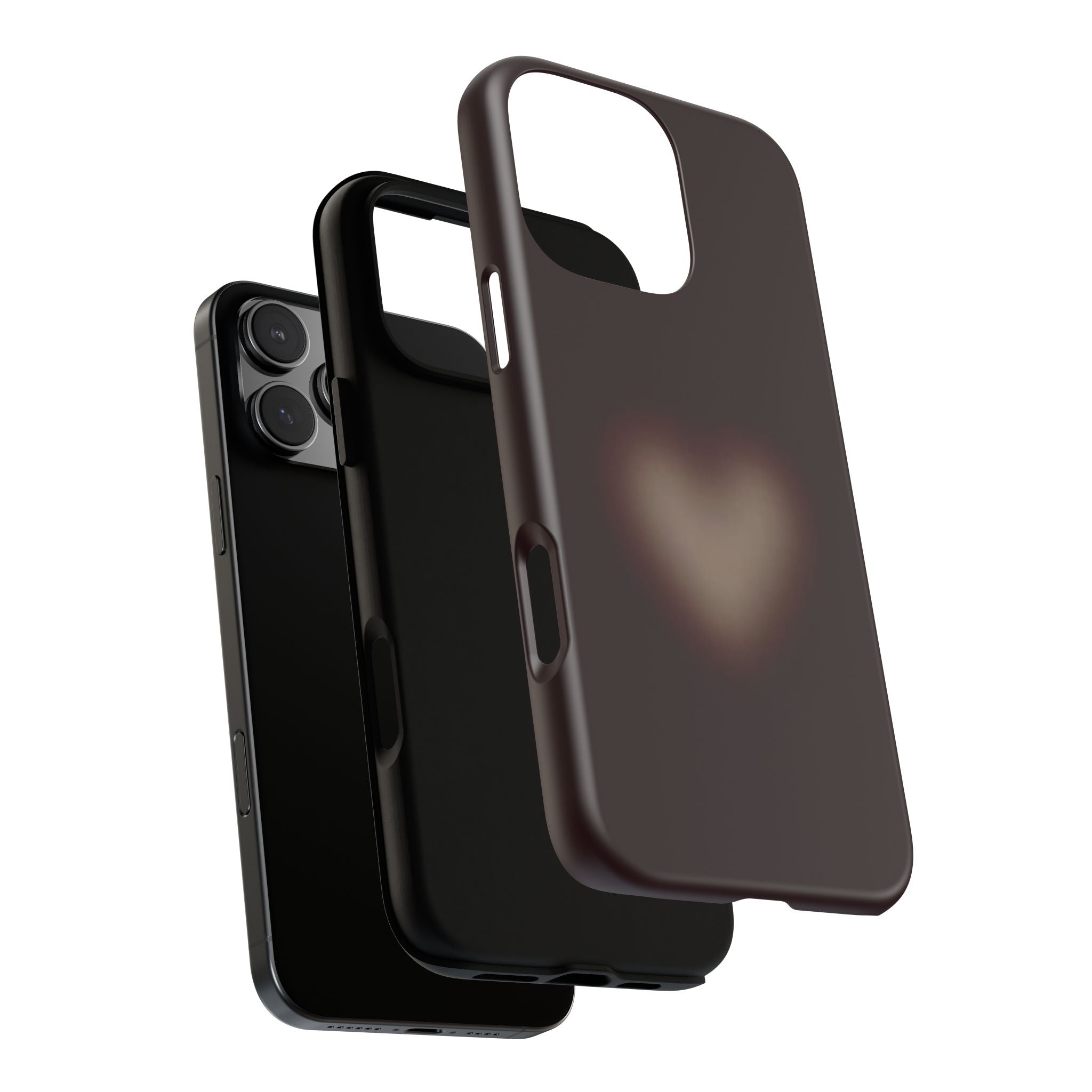 Tough Cases — Blurred Heart Protective iPhone Case