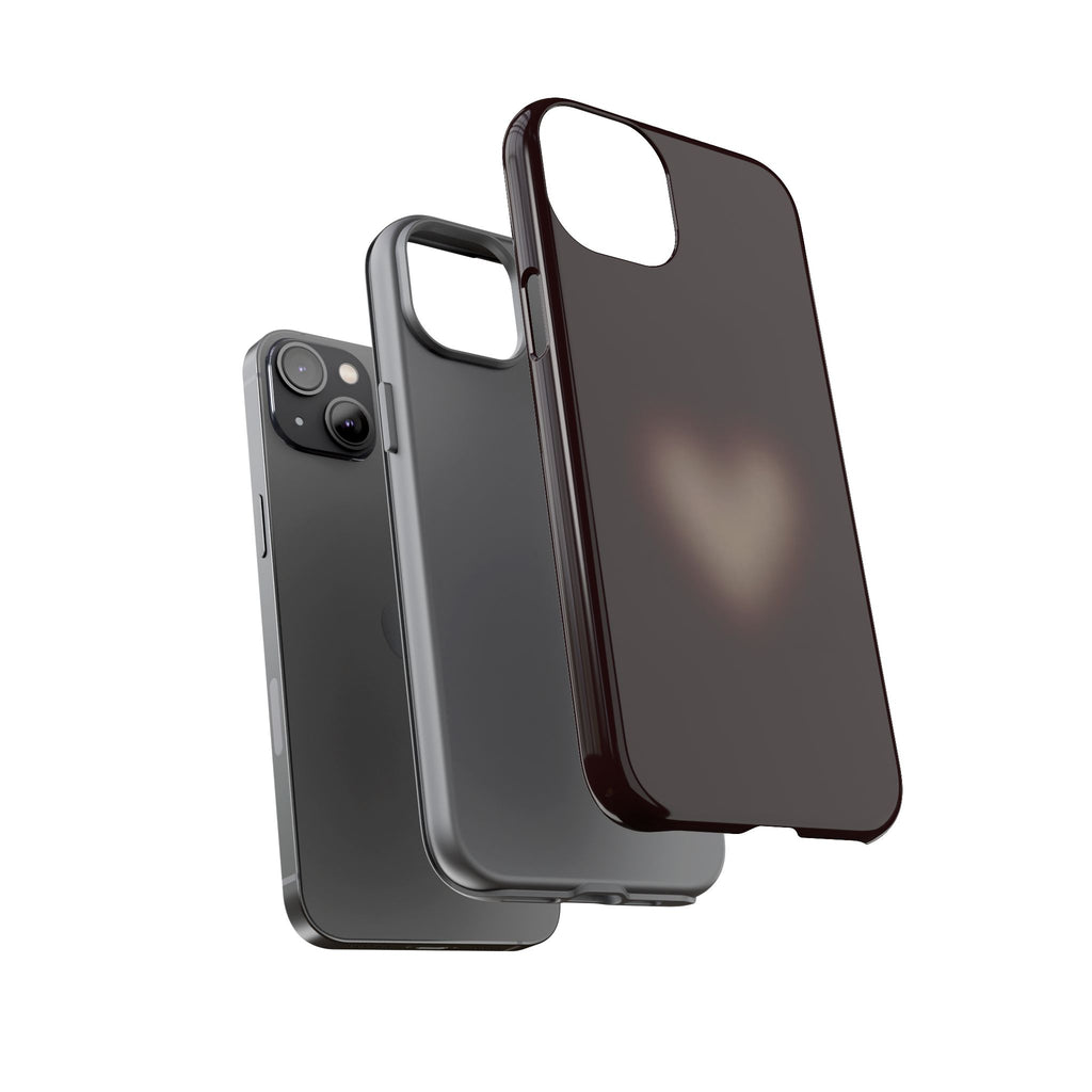 Tough Cases — Blurred Heart Protective iPhone Case