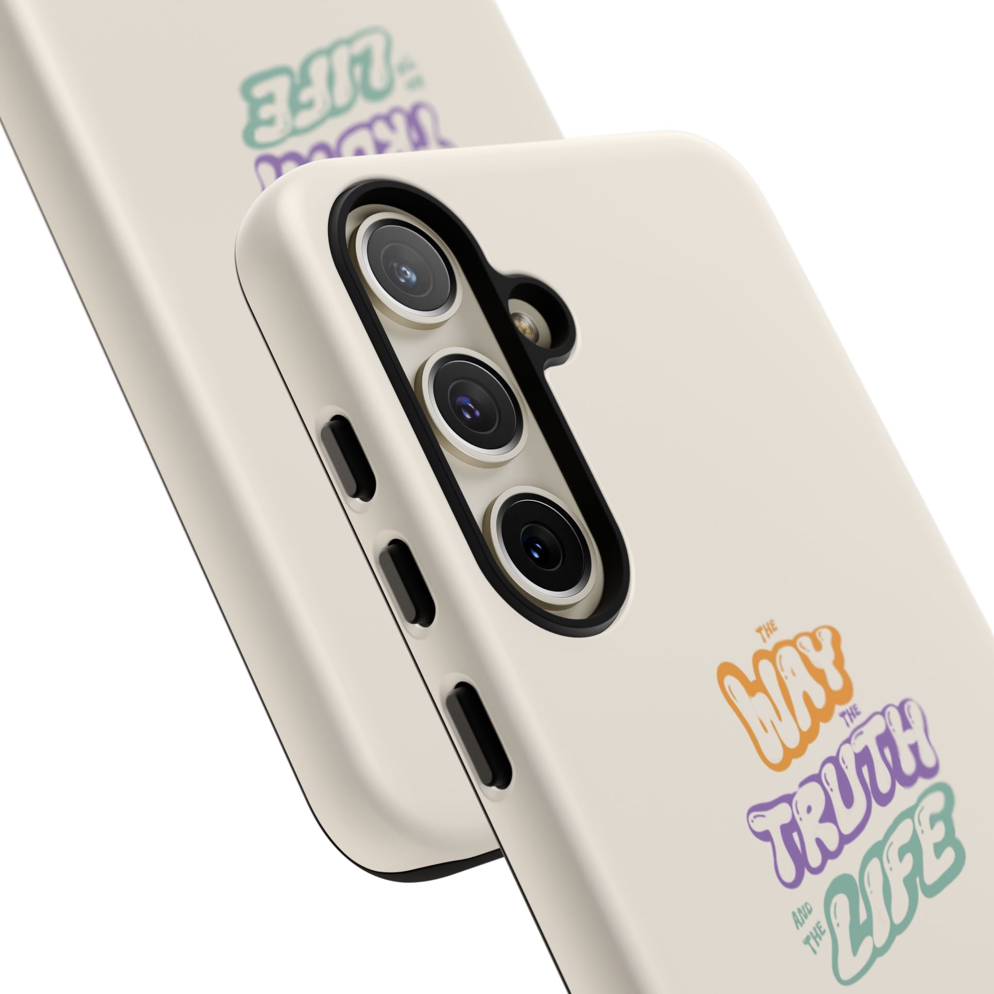 'Way,Truth,Life' Pastel Graphic Protective Tough Case