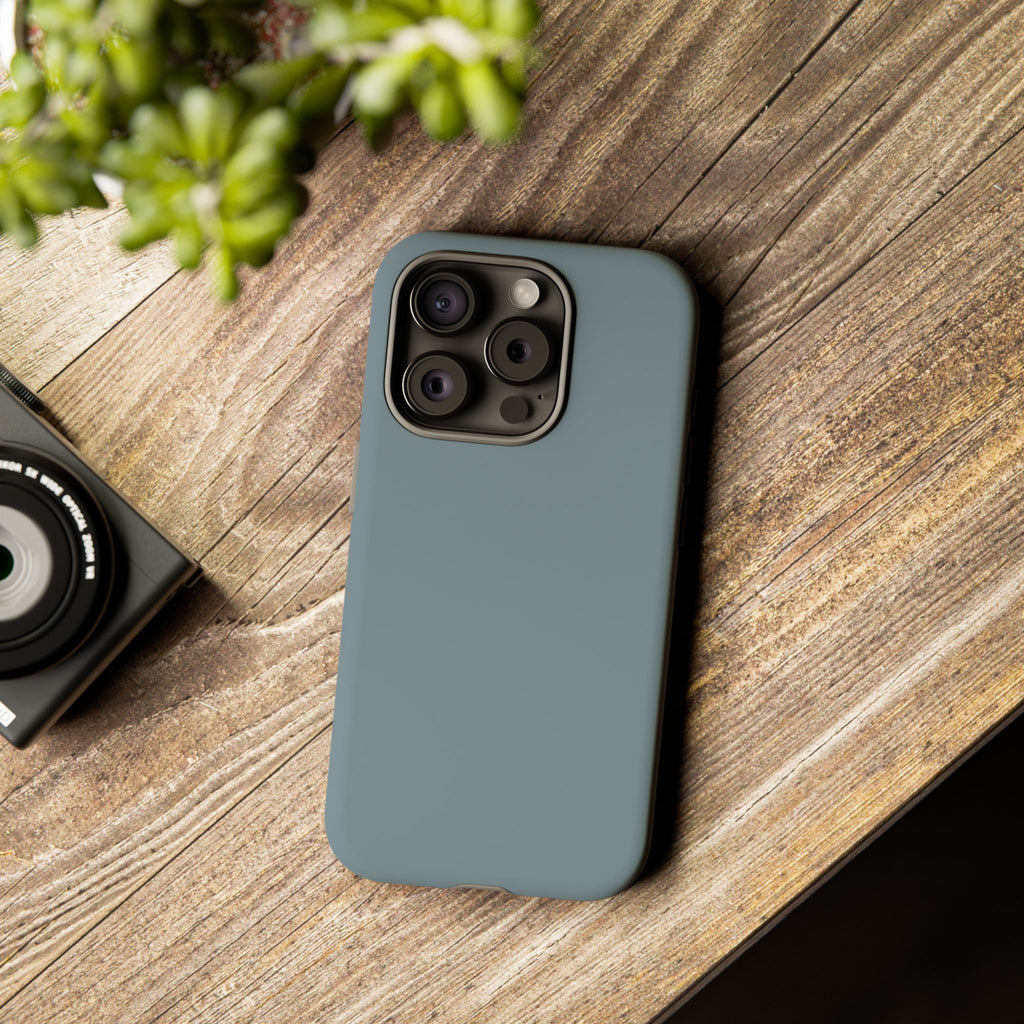 Tough iPhone Case - Blue/Grey Color