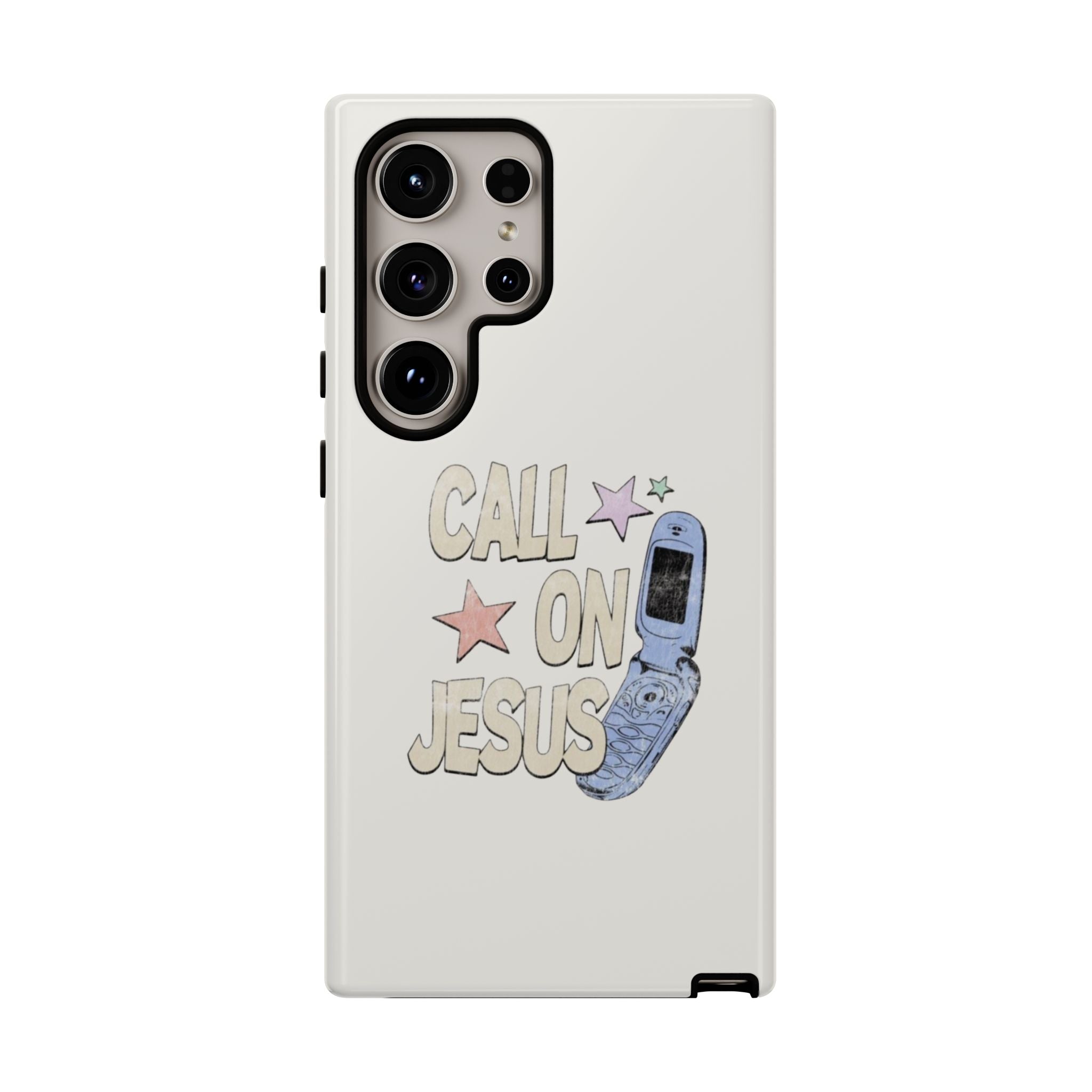 Call On Jesus Phone Case — Faith-Inspired Tough Phone Cover
