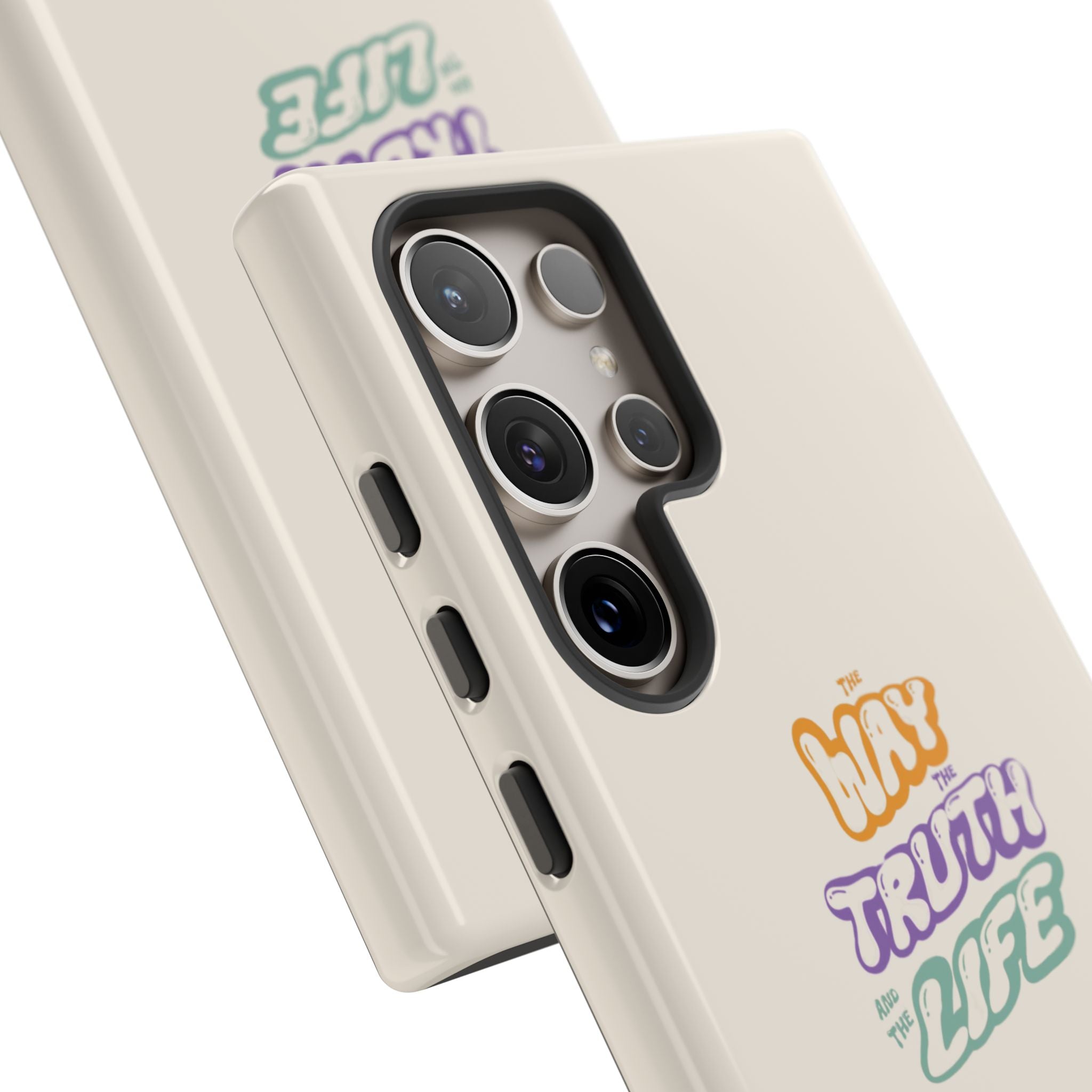 'Way,Truth,Life' Pastel Graphic Protective Tough Case