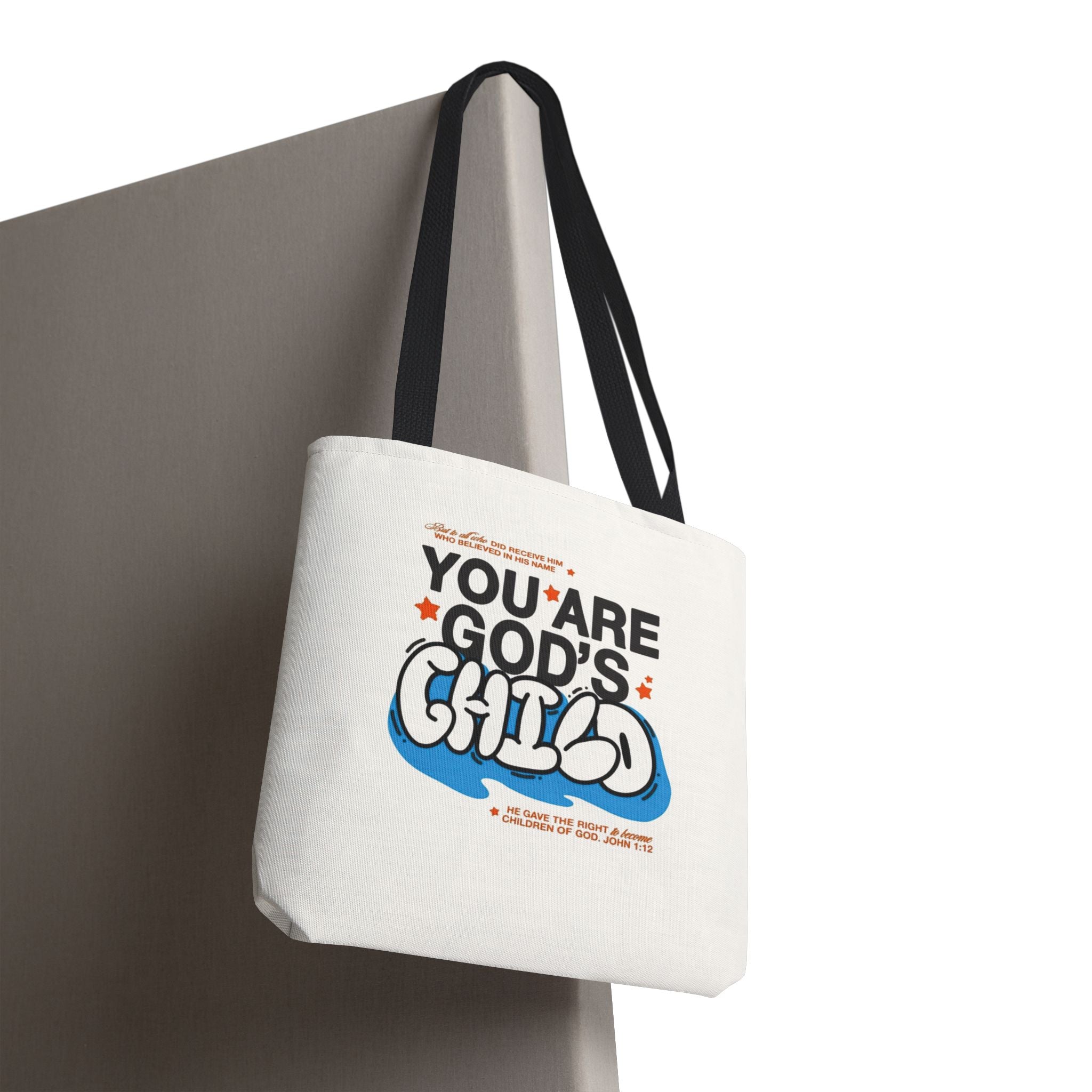 Inspirational "You Are God's Child" Tote Bag