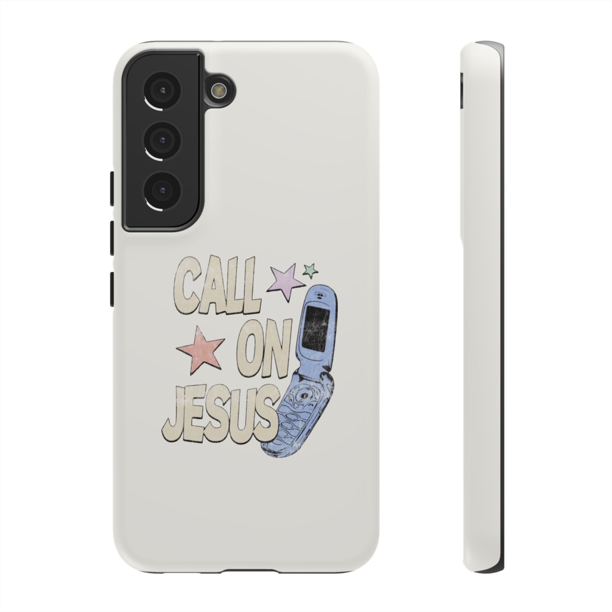 Call On Jesus Phone Case — Faith-Inspired Tough Phone Cover